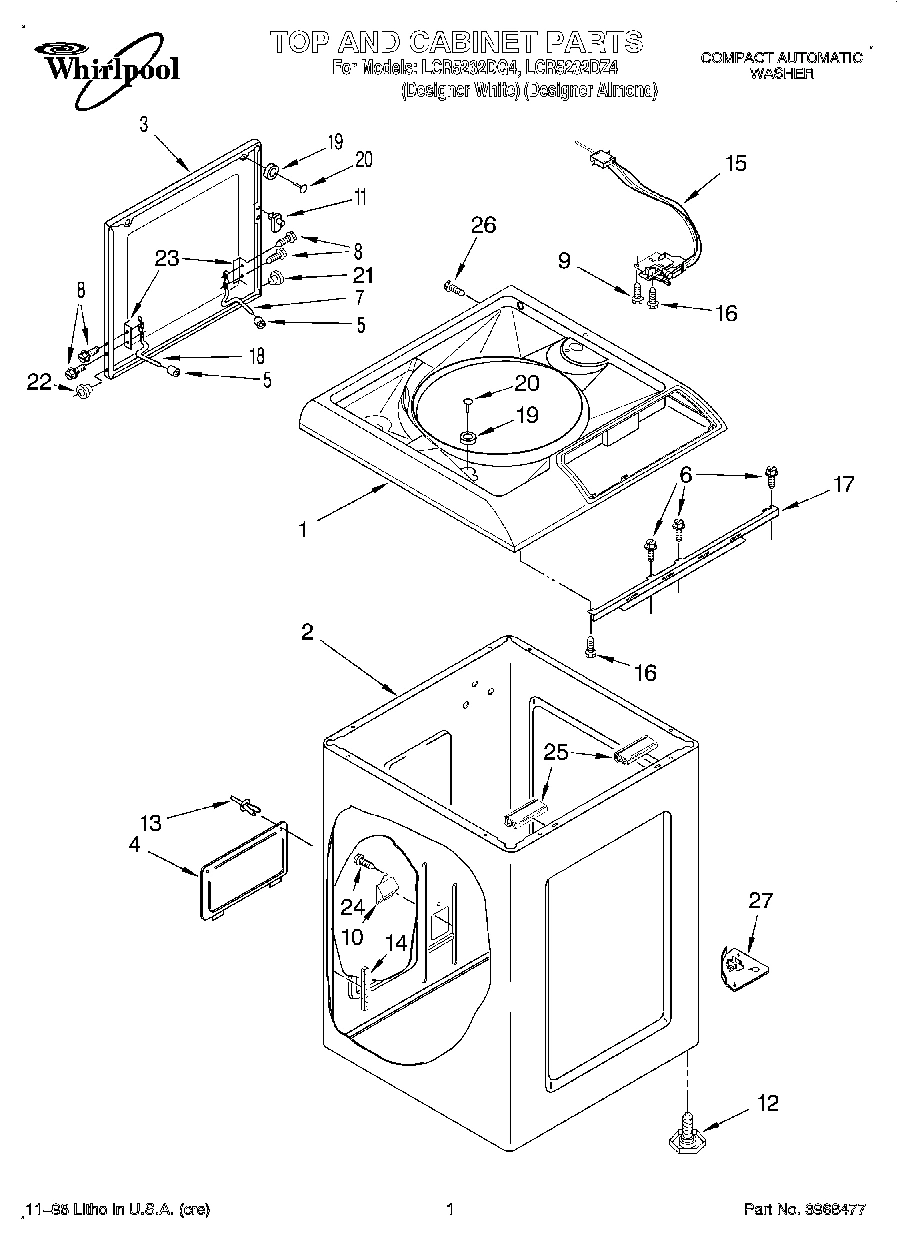 01 - TOP AND CABINET