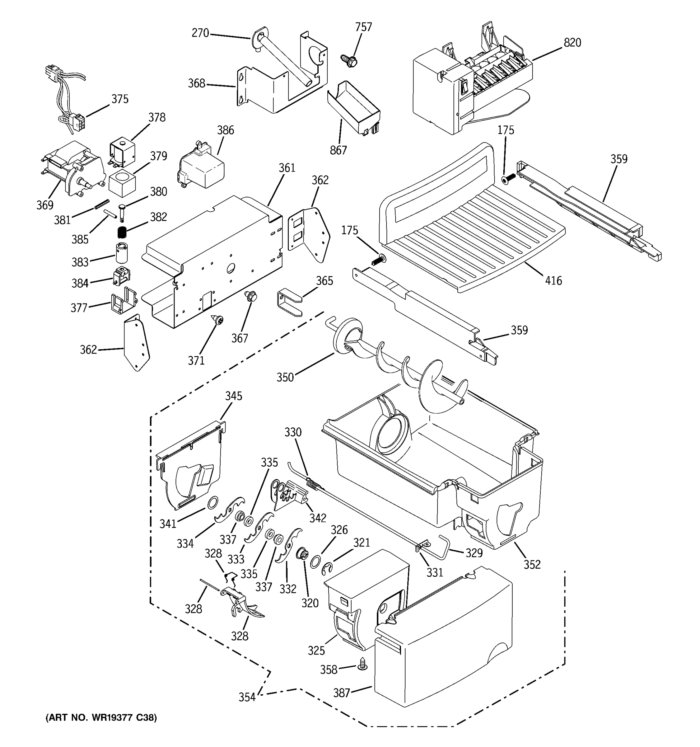 ICE MAKER & DISPENSER