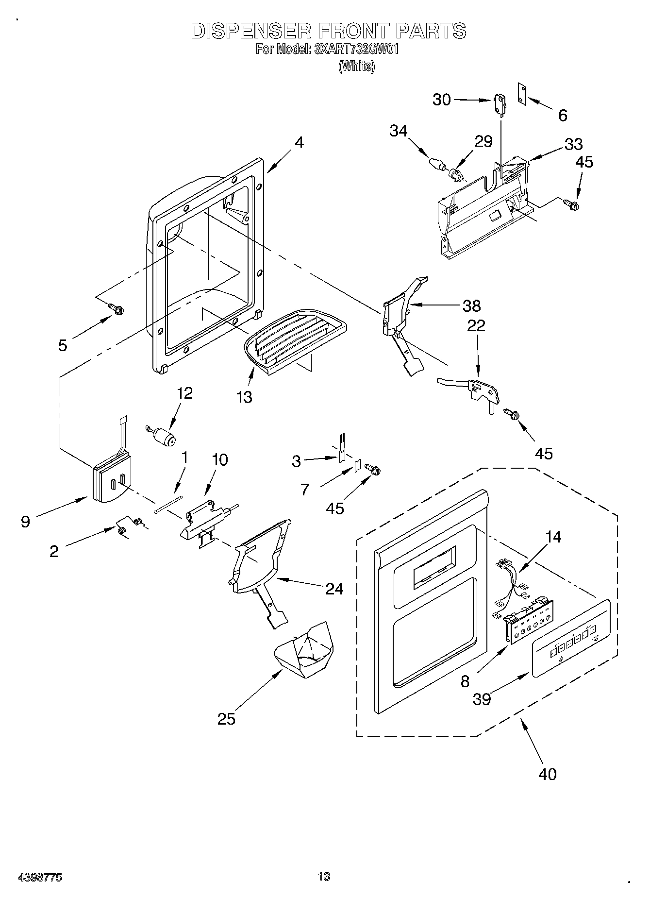09 - DISPENSER FRONT