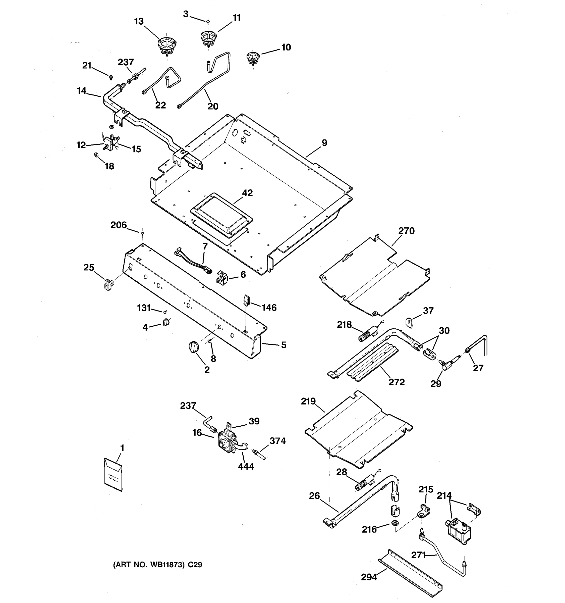 GAS & BURNER PARTS