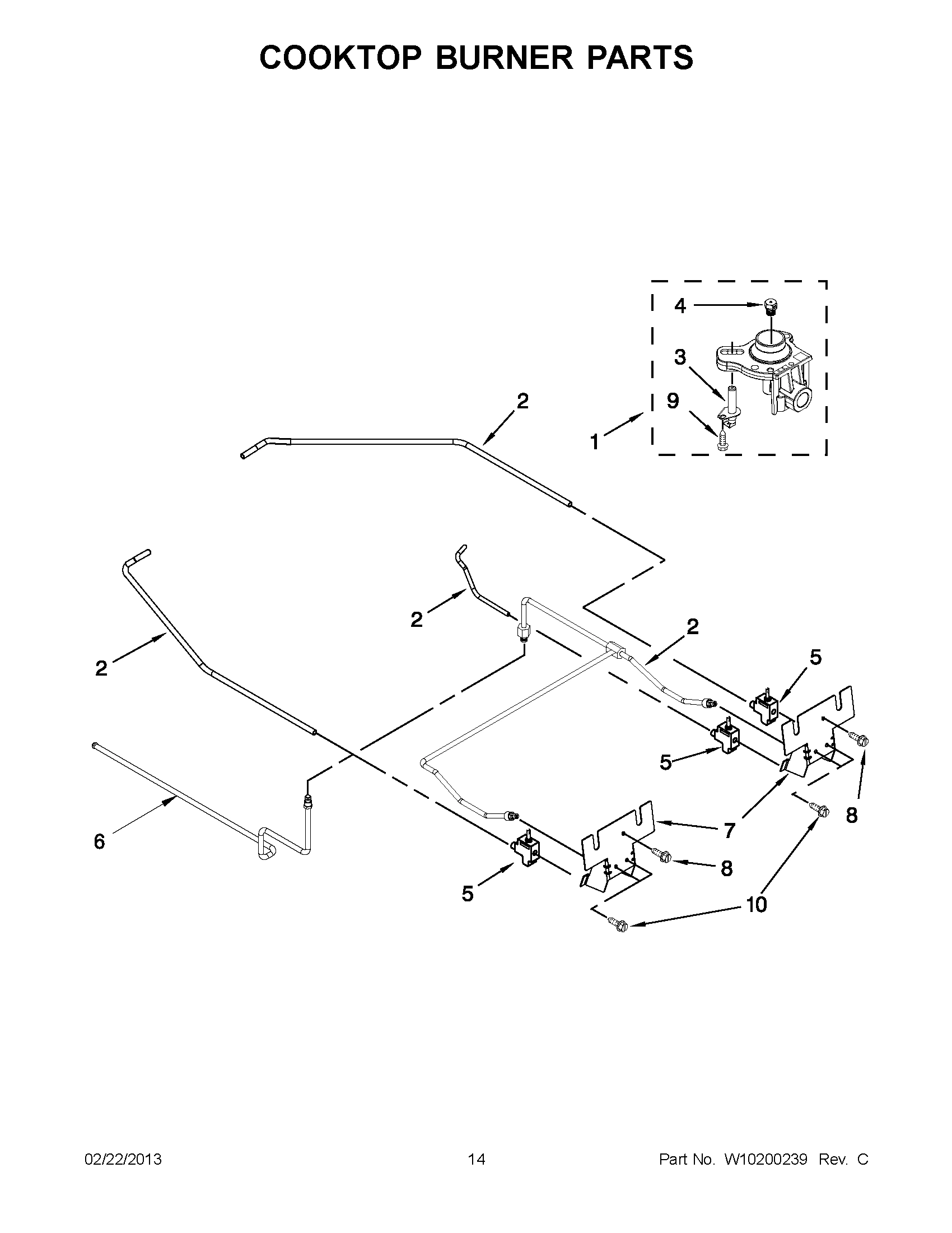 07 - COOKTOP BURNER PARTS