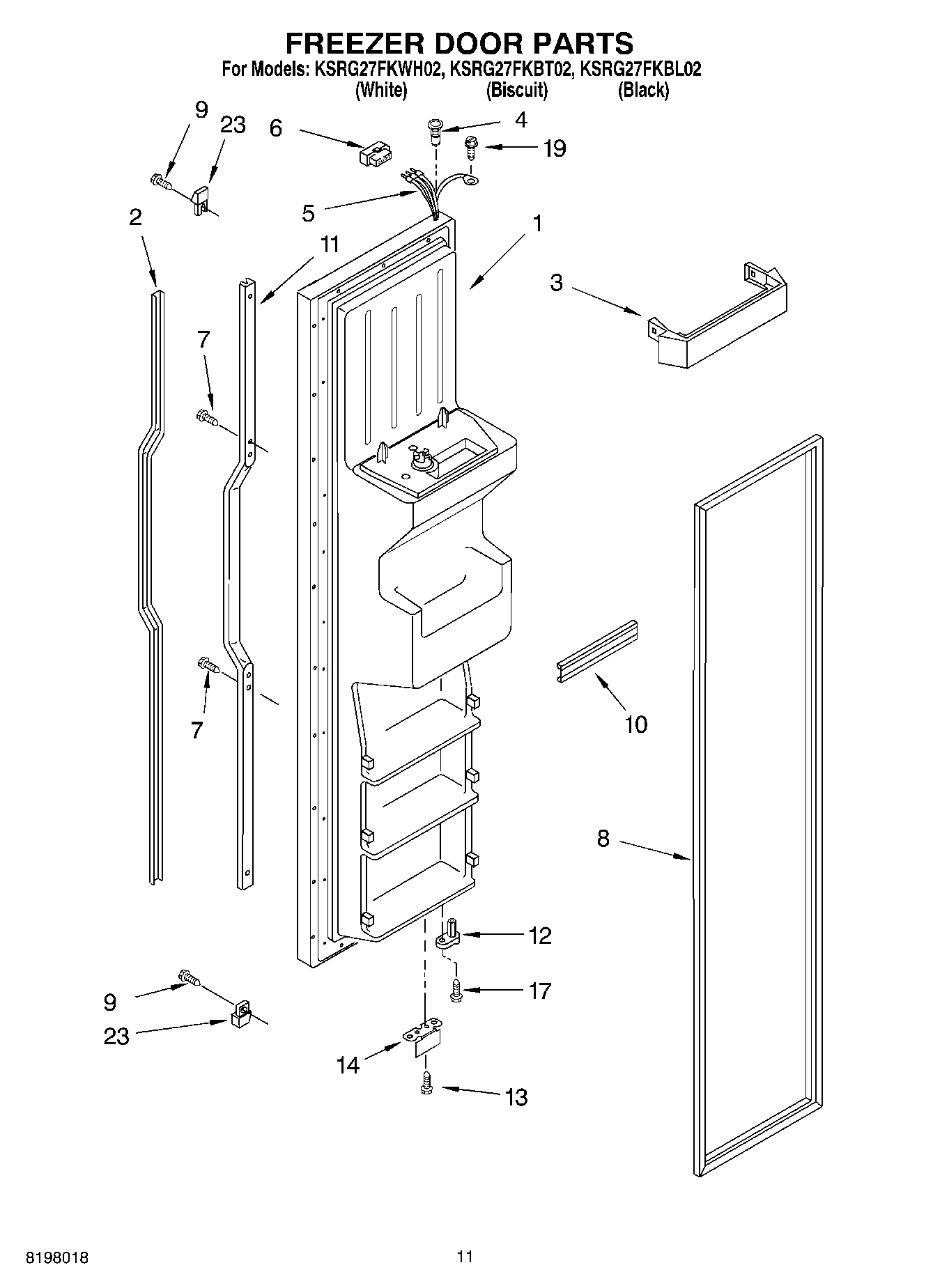 07 - FREEZER DOOR