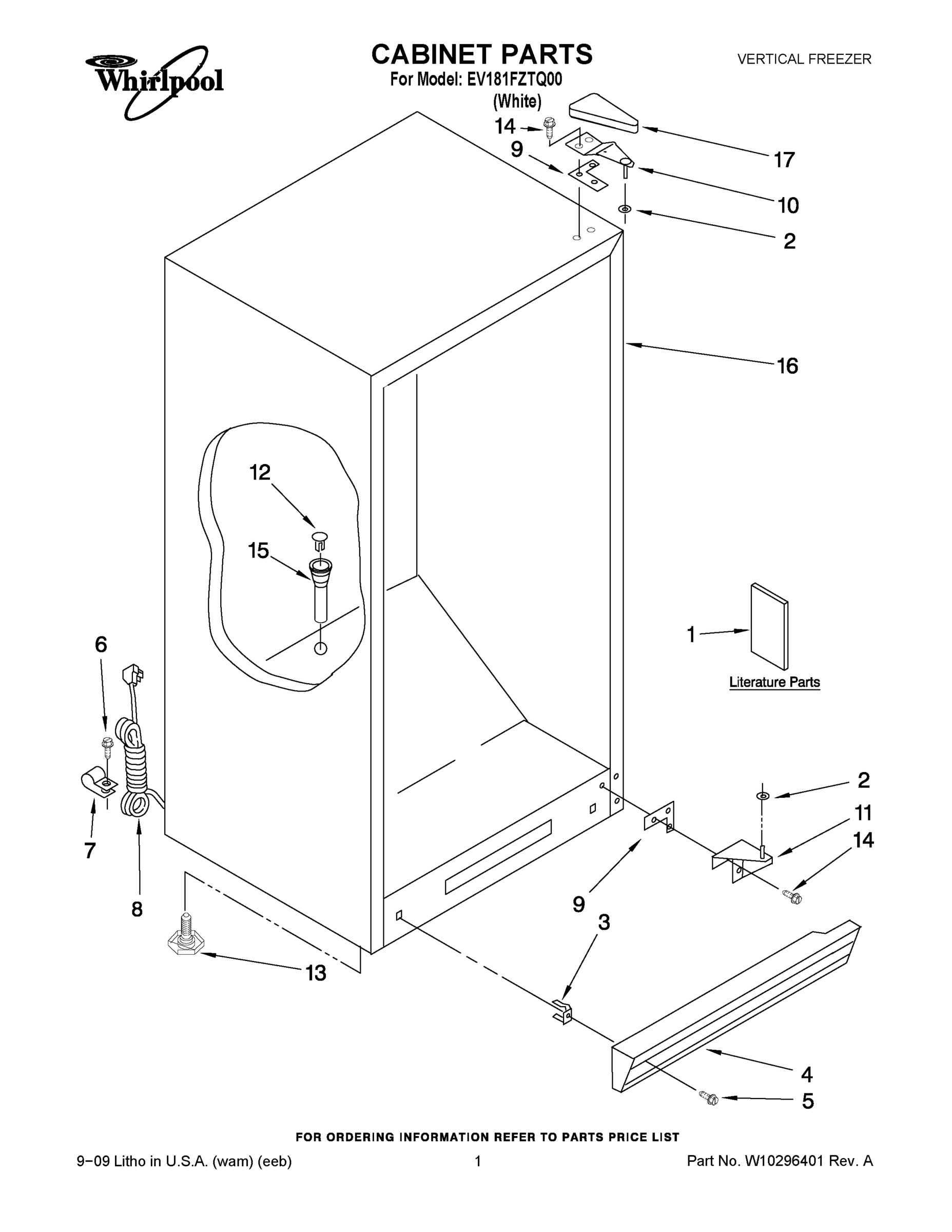 01 - CABINET PARTS