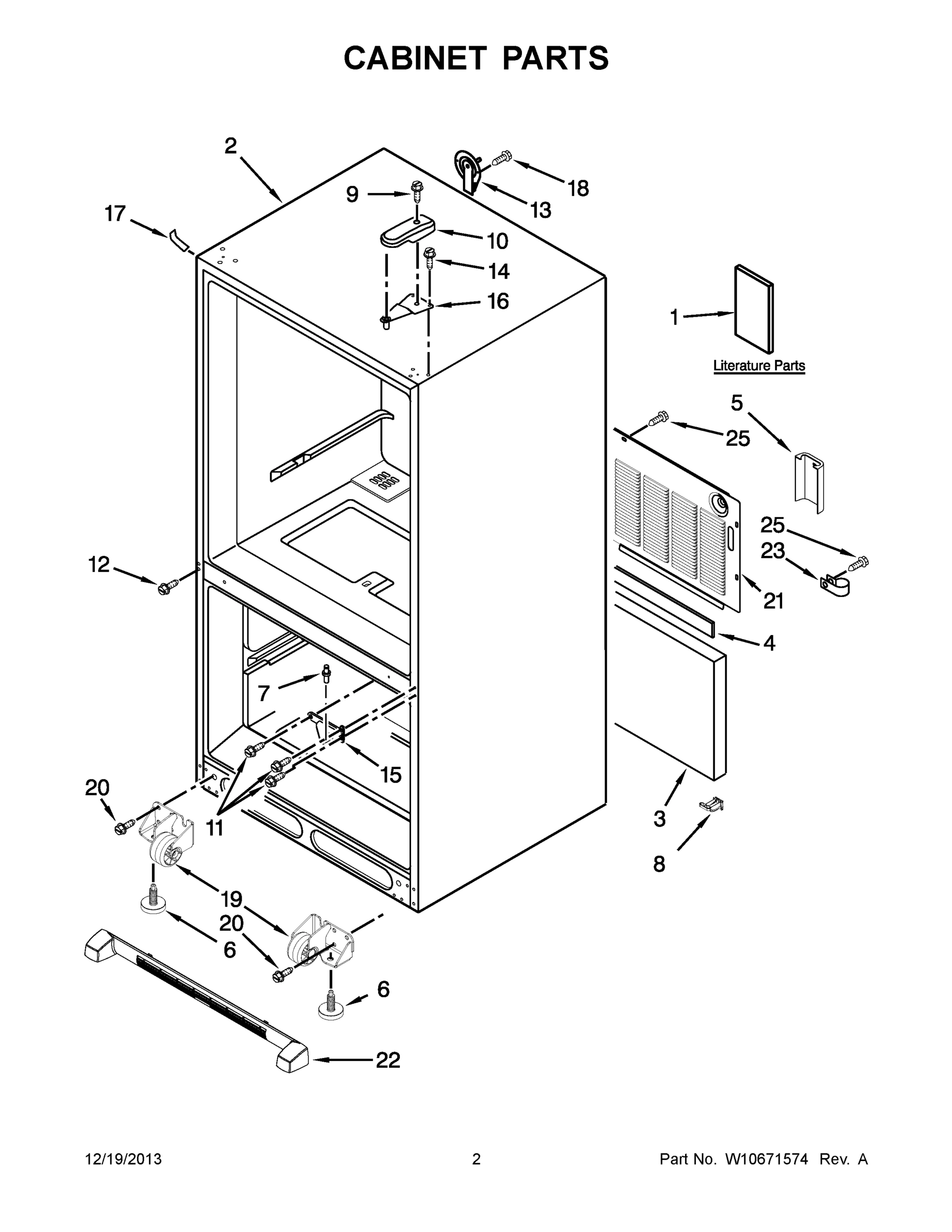 02 - CABINET PARTS
