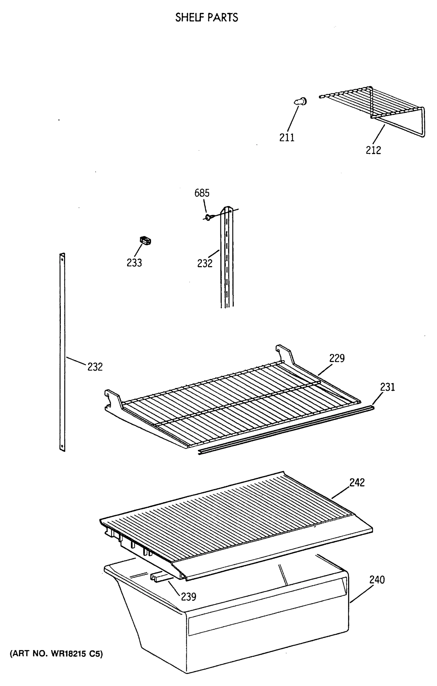 SHELF PARTS