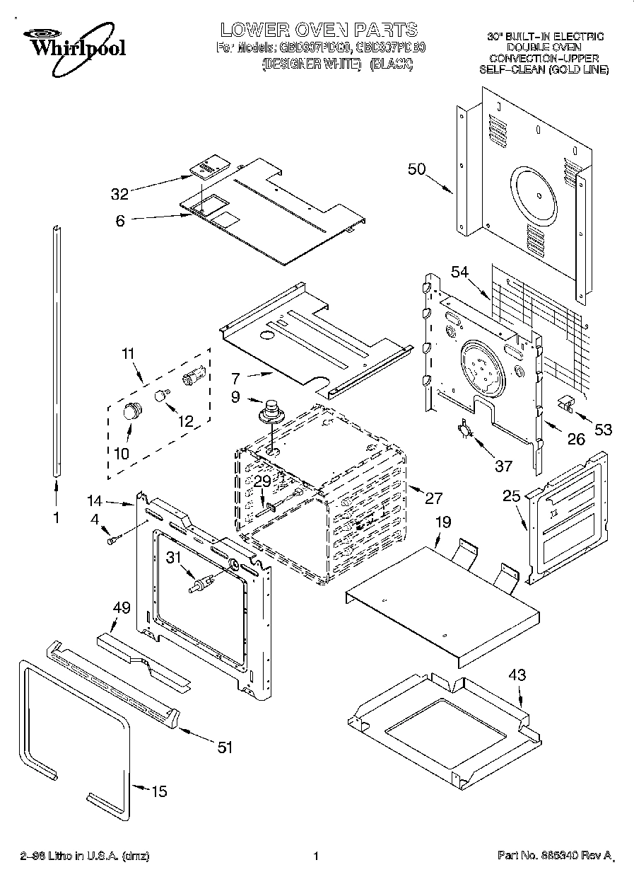 01 - LOWER OVEN