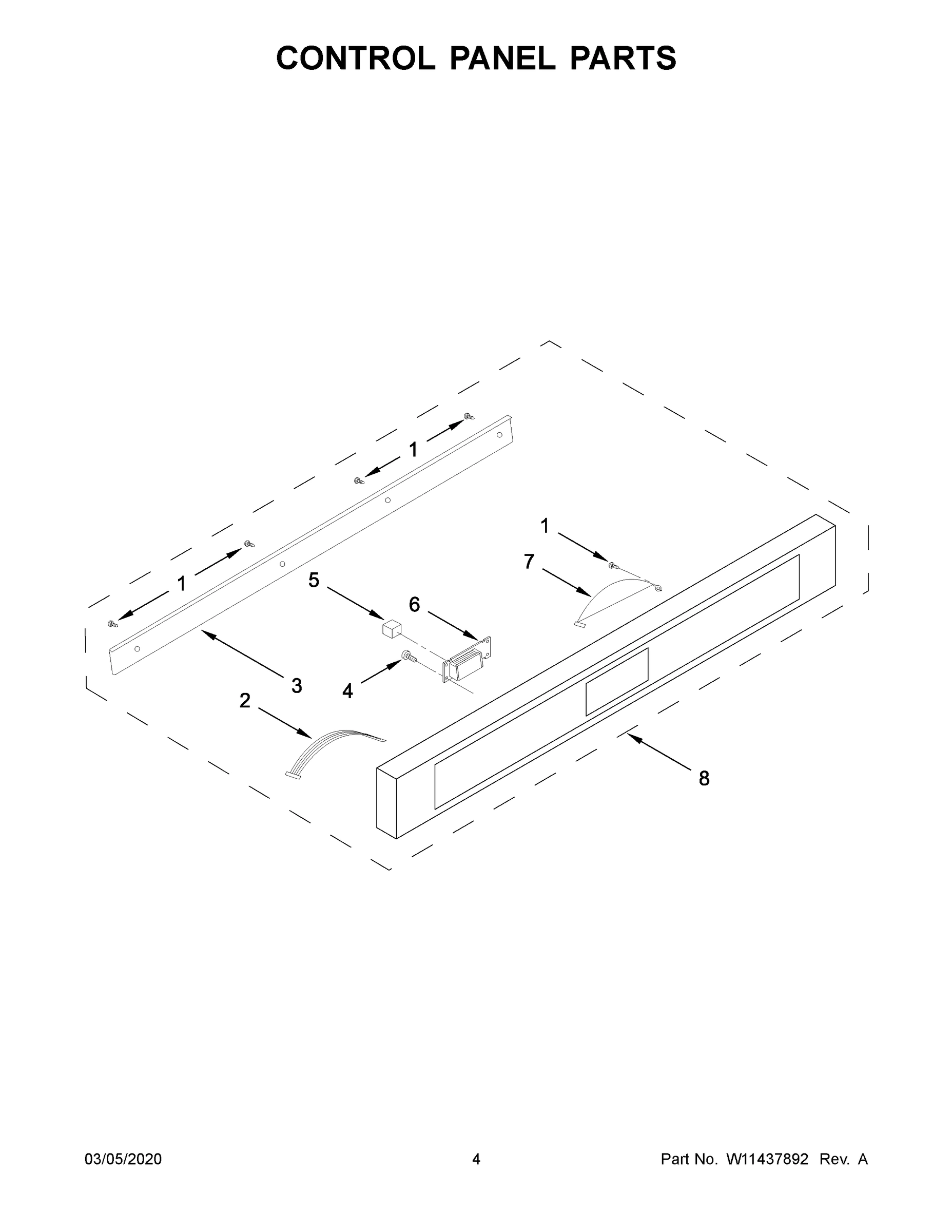 03 - CONTROL PANEL PARTS