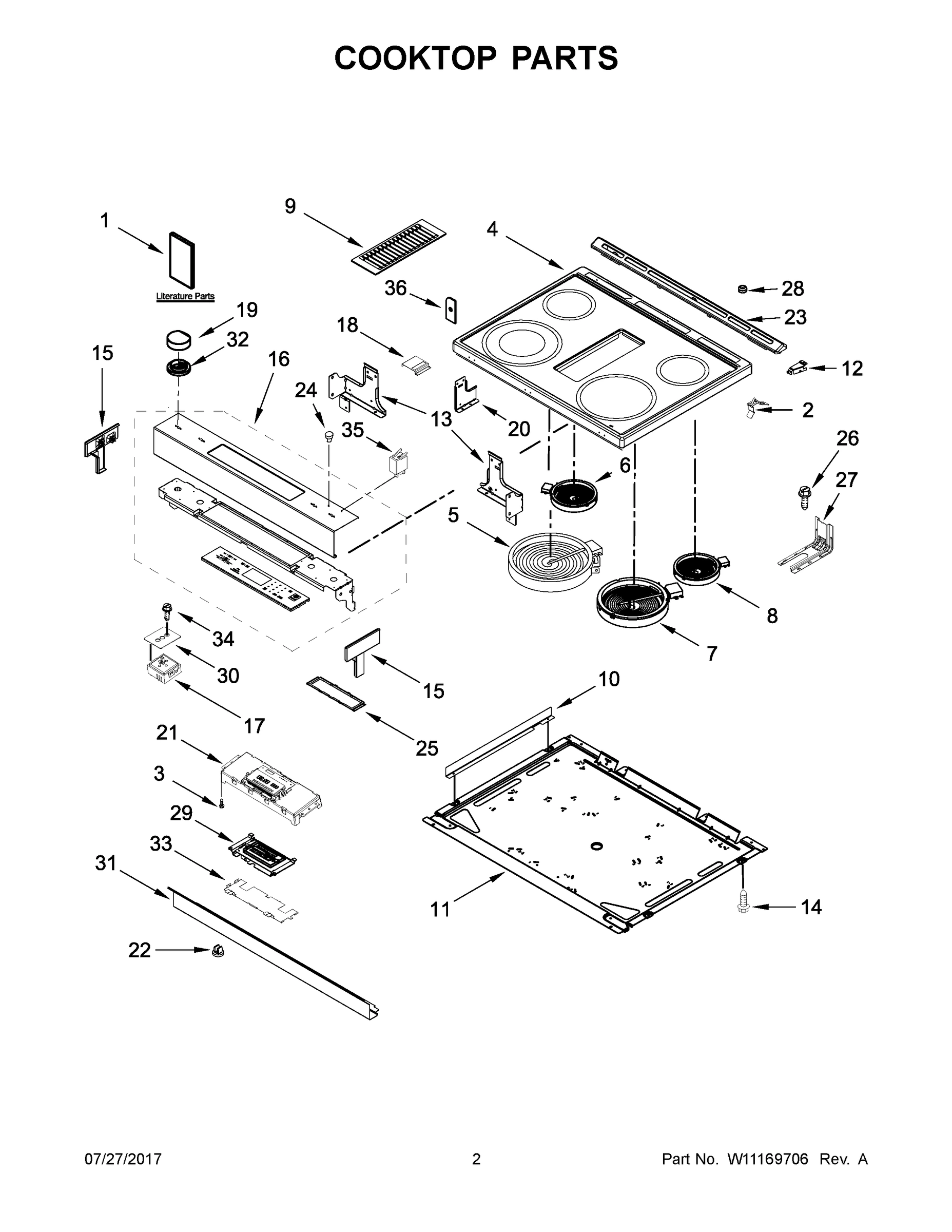 02 - COOKTOP PARTS