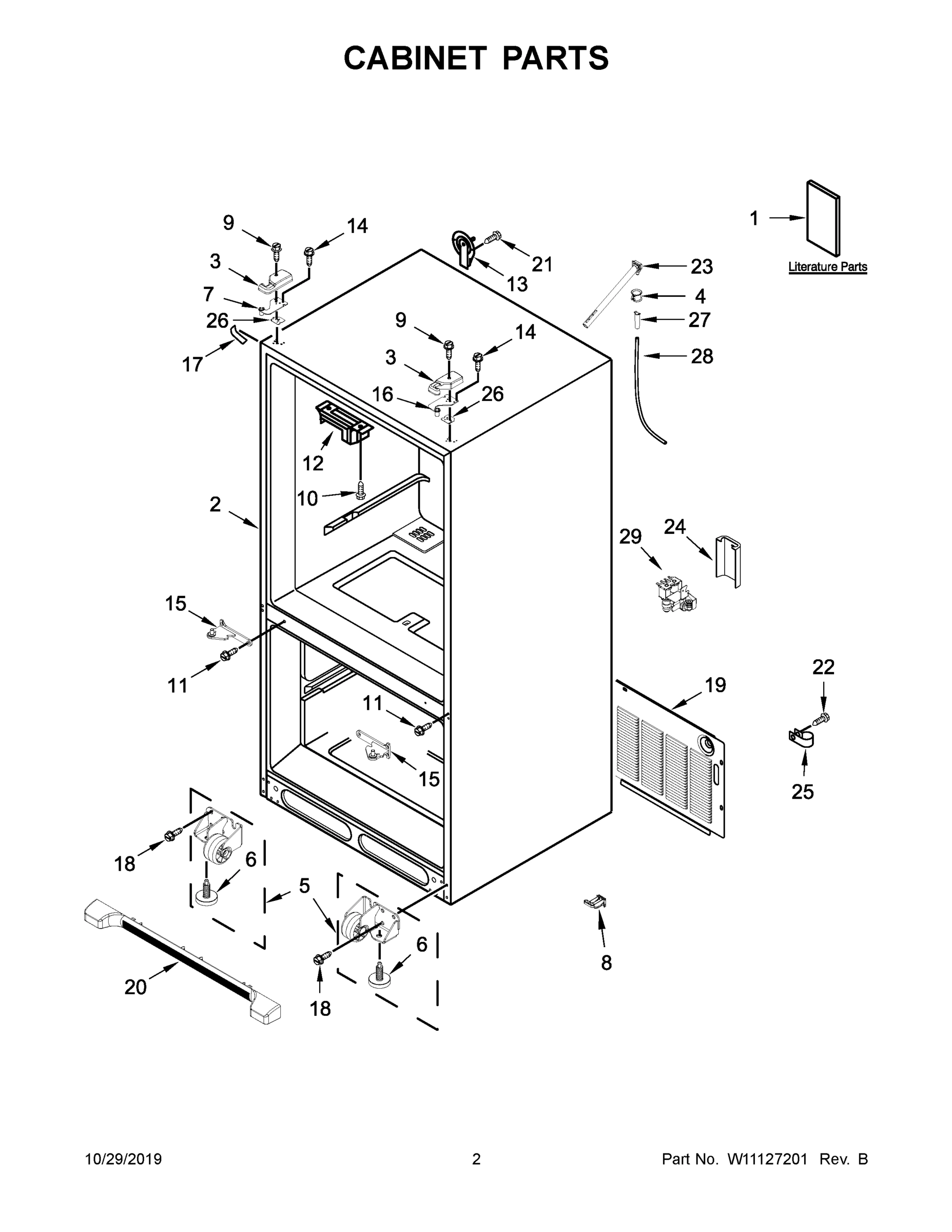 02 - CABINET PARTS