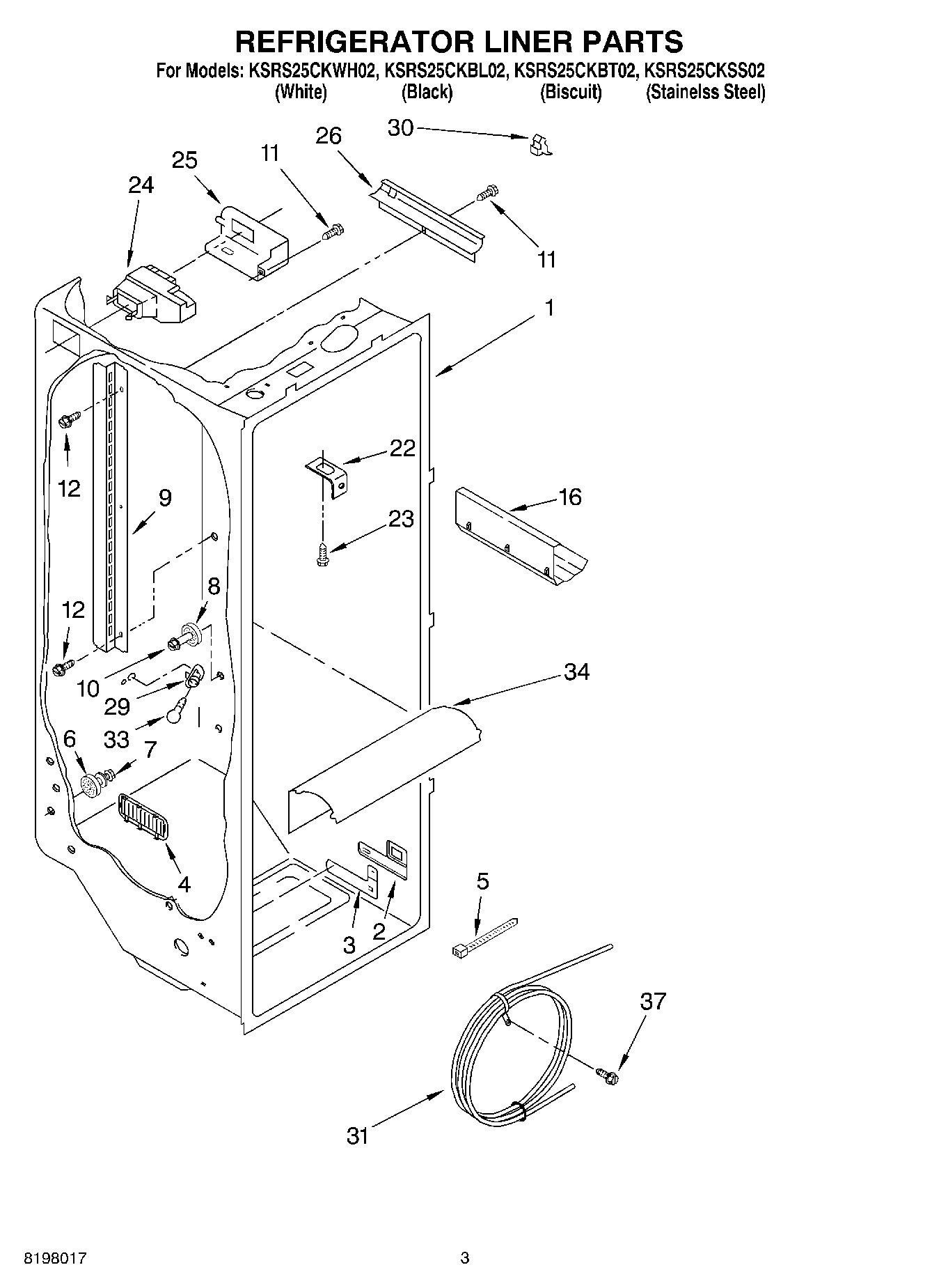 02 - REFRIGERATOR LINER