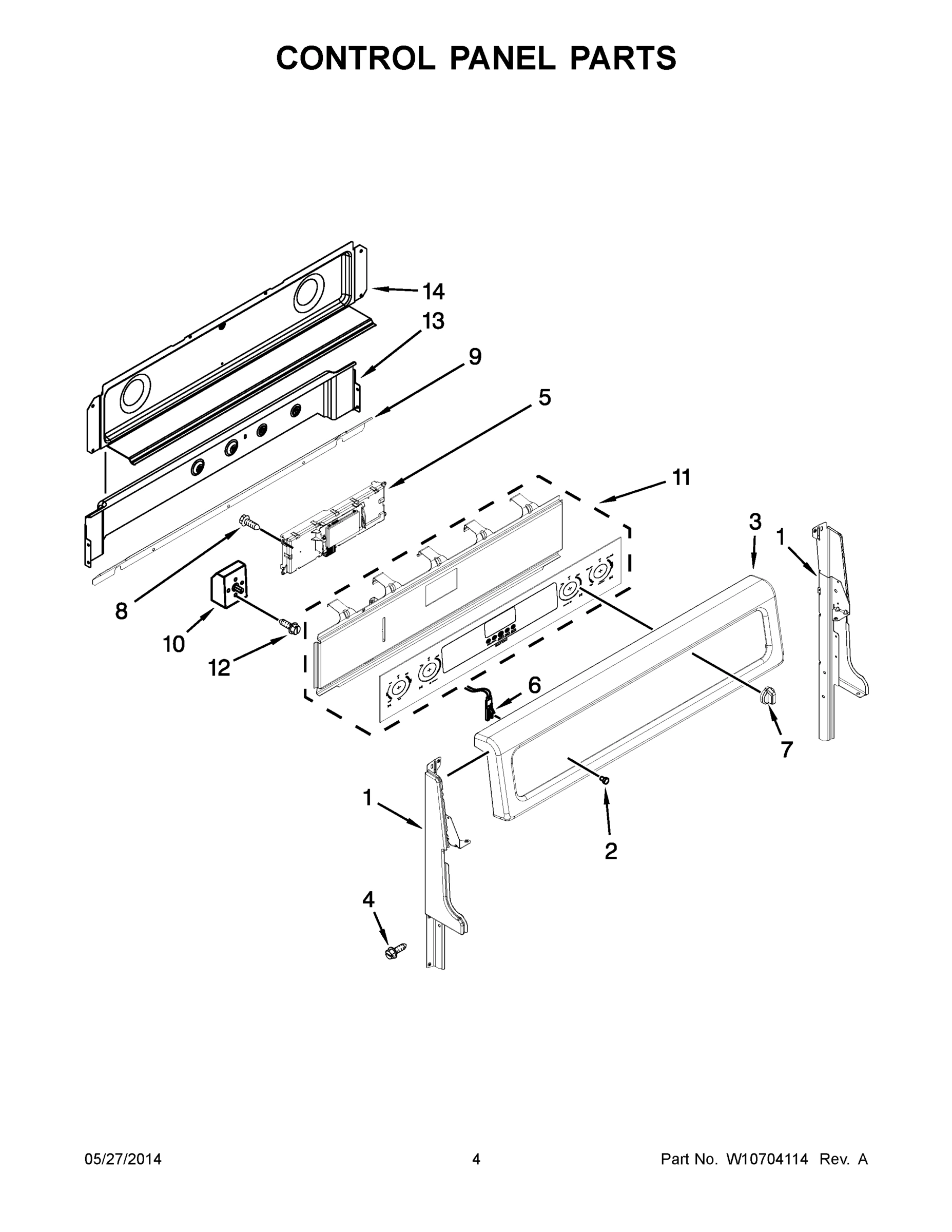 03 - CONTROL PANEL PARTS