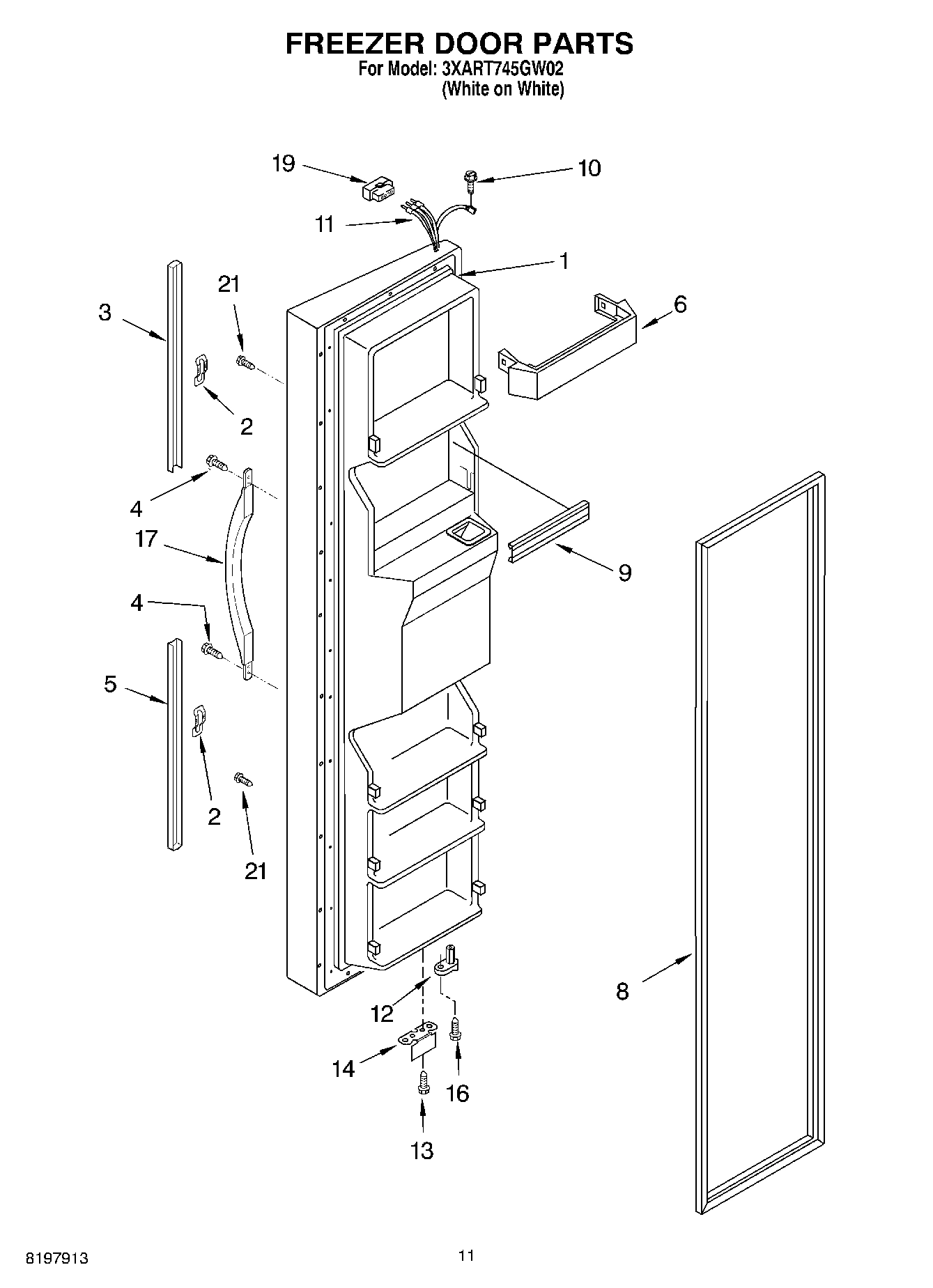 07 - FREEZER DOOR