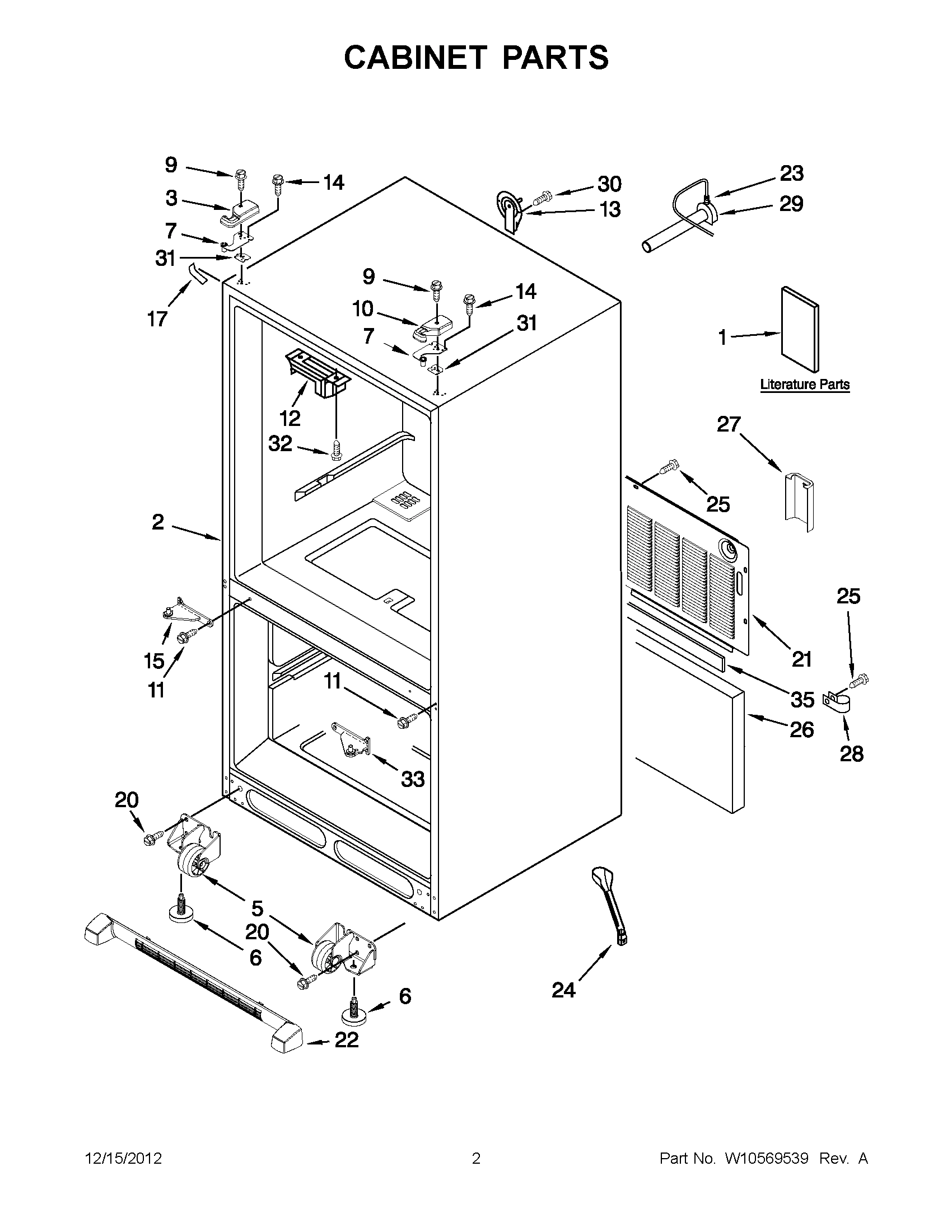 01 - CABINET PARTS