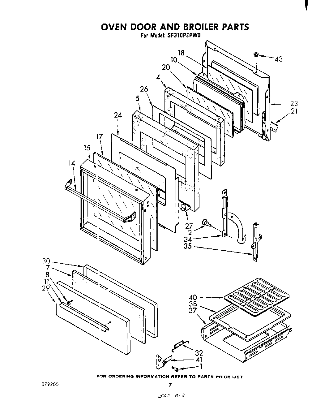 05 - OVEN DOOR AND BROILER