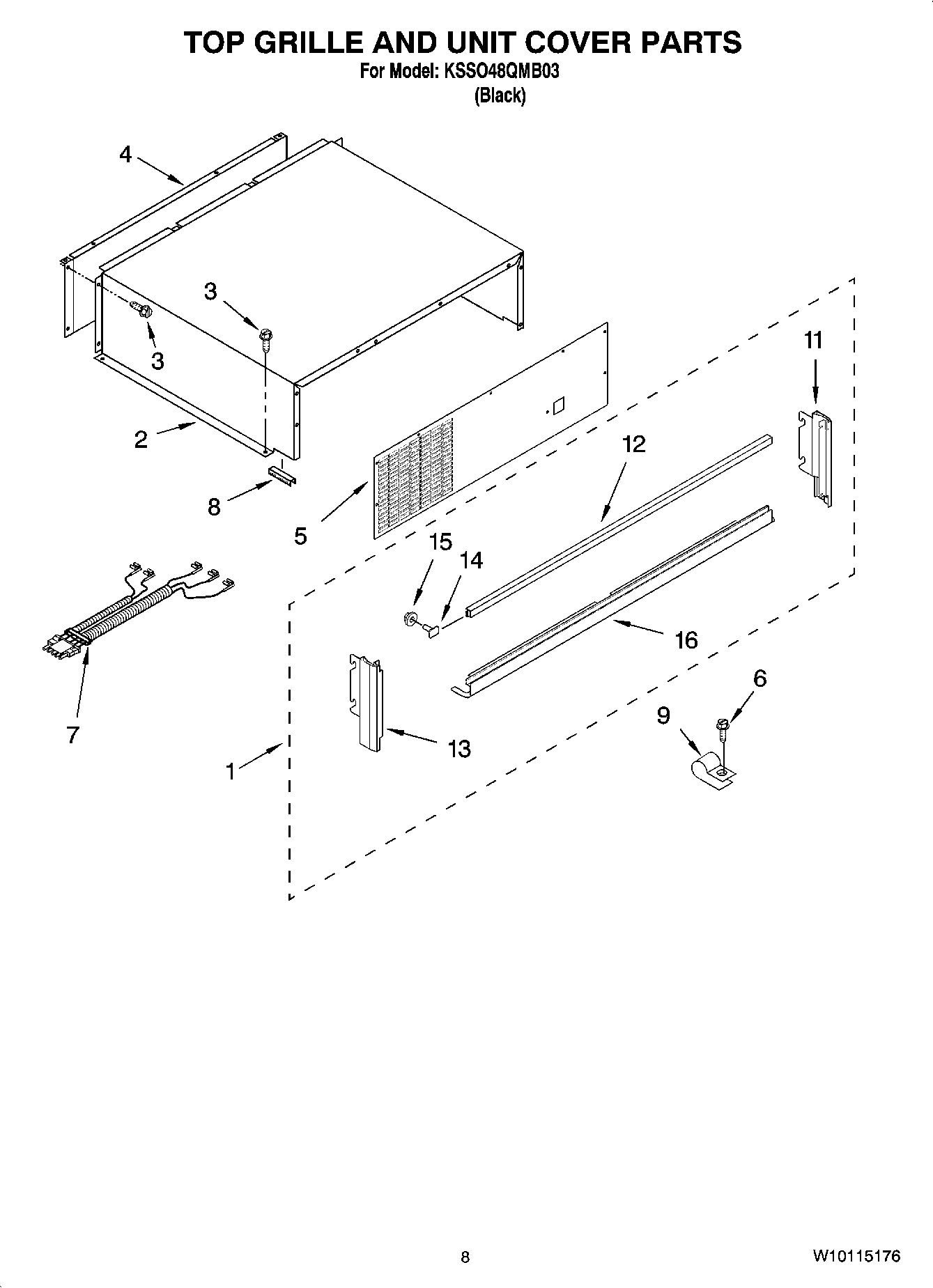 06 - TOP GRILLE AND UNIT COVER PARTS