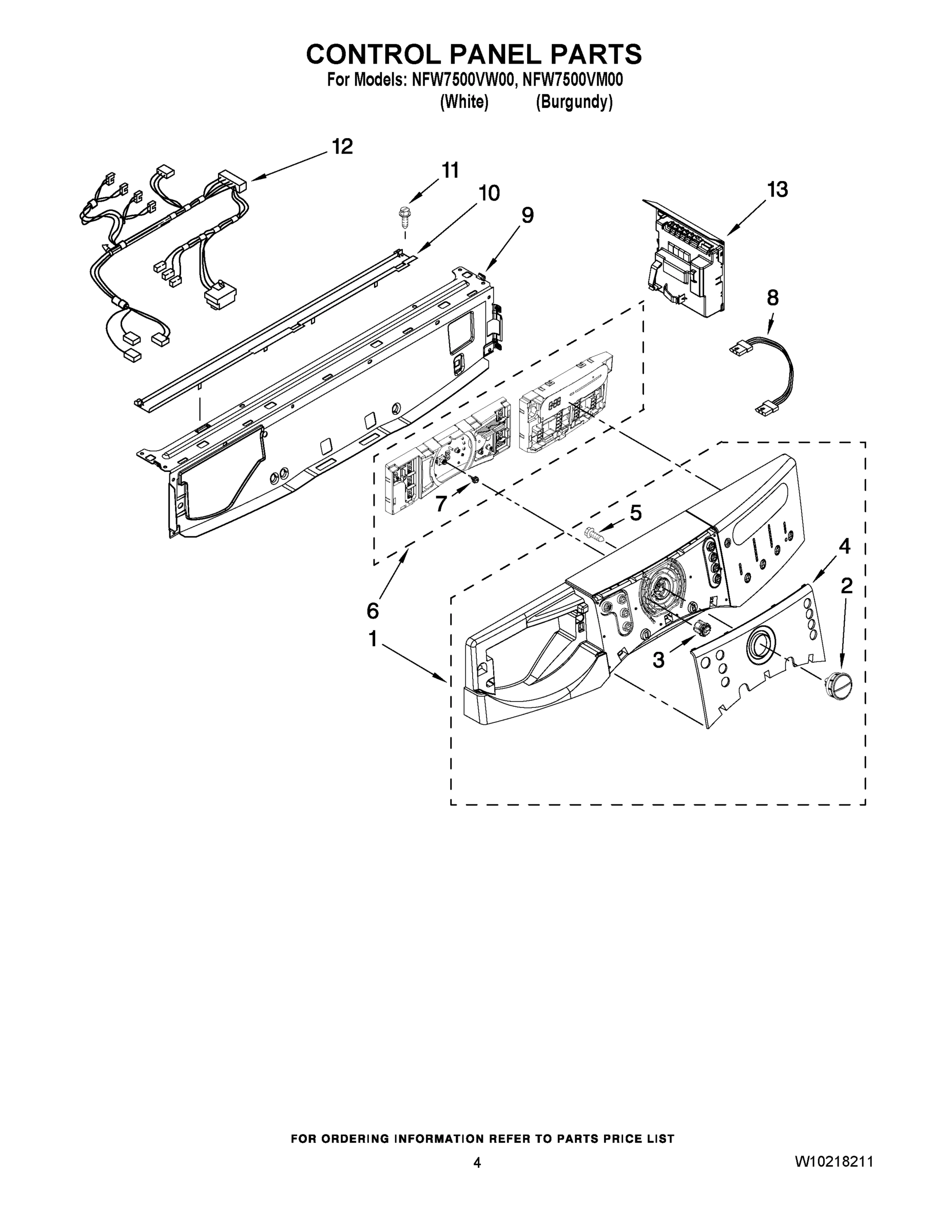03 - CONTROL PANEL PARTS