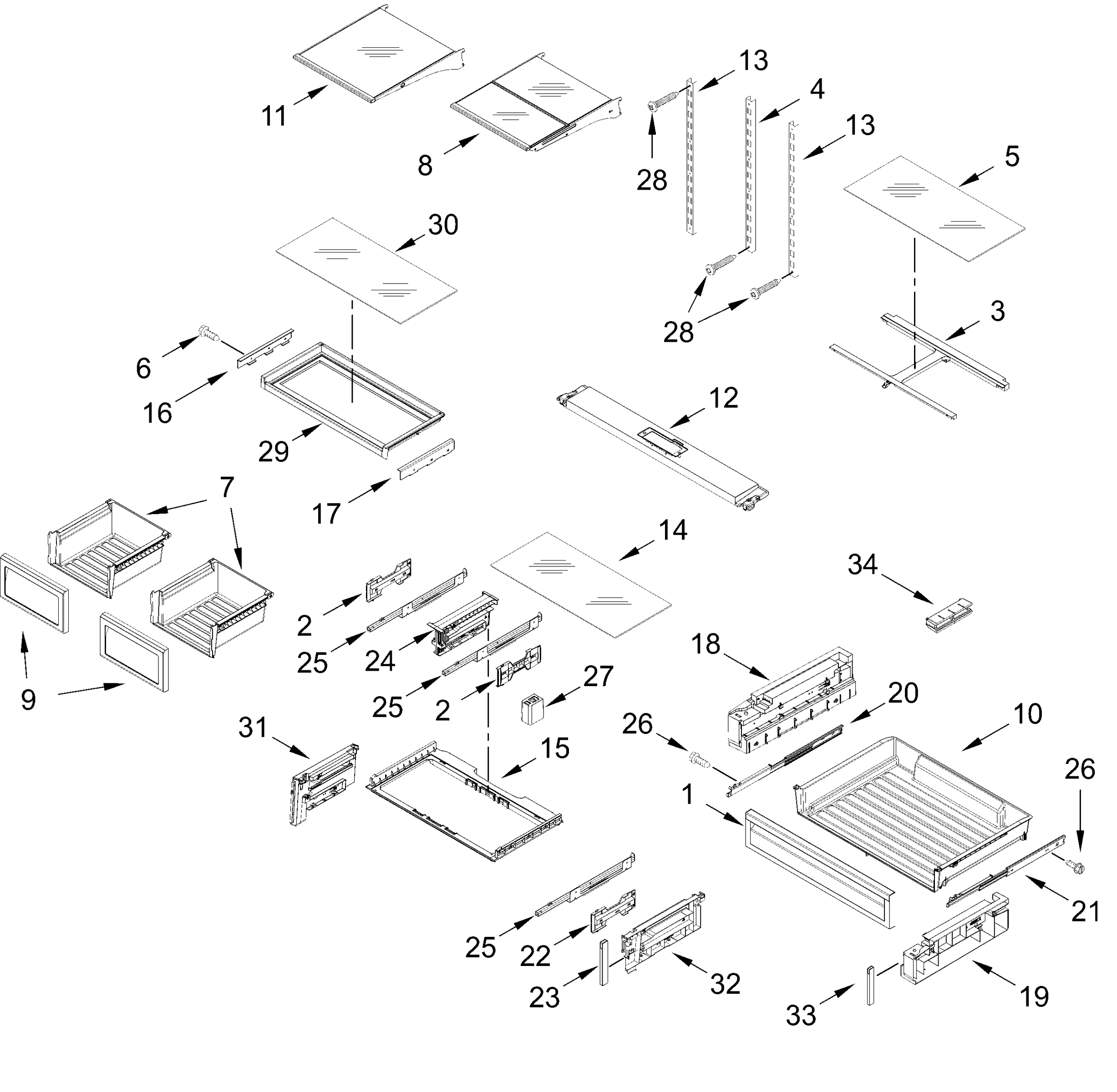 SHELF PARTS