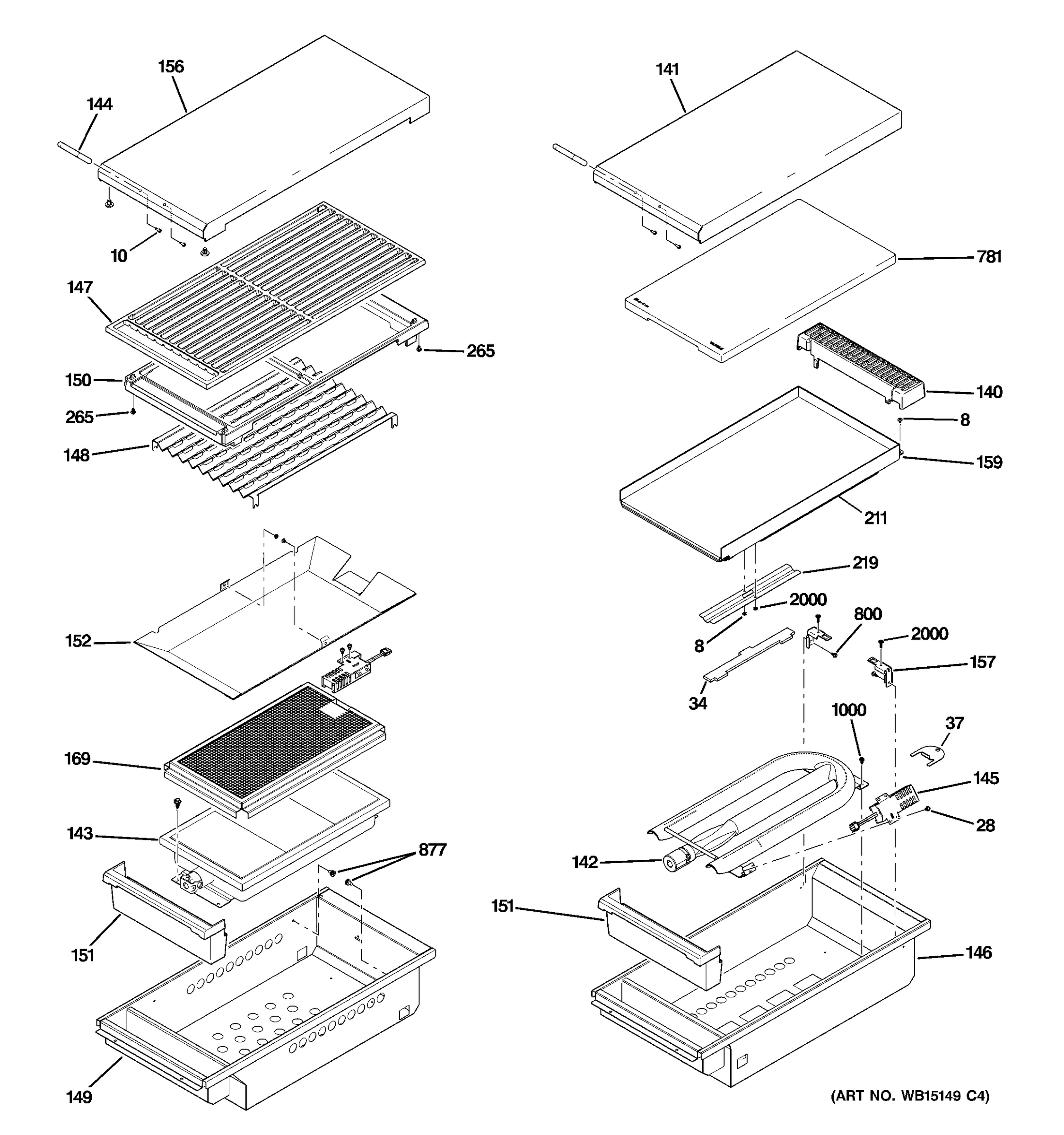GRILL & GRIDDLE ASSEMBLY