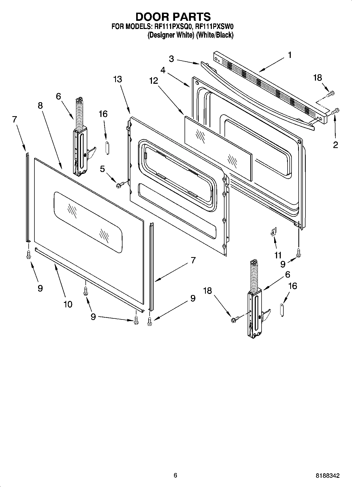 05 - DOOR PARTS, OPTIONAL PARTS (NOT INCLUDED)