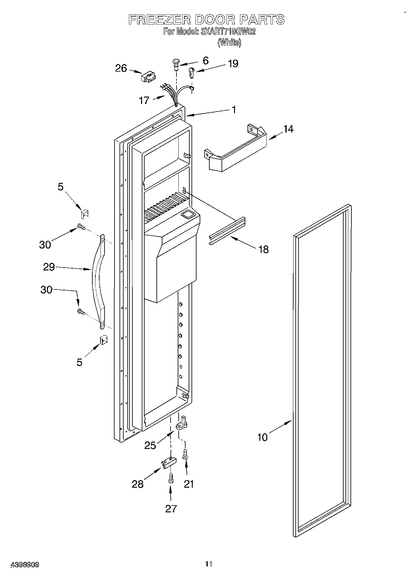 06 - FREEZER DOOR