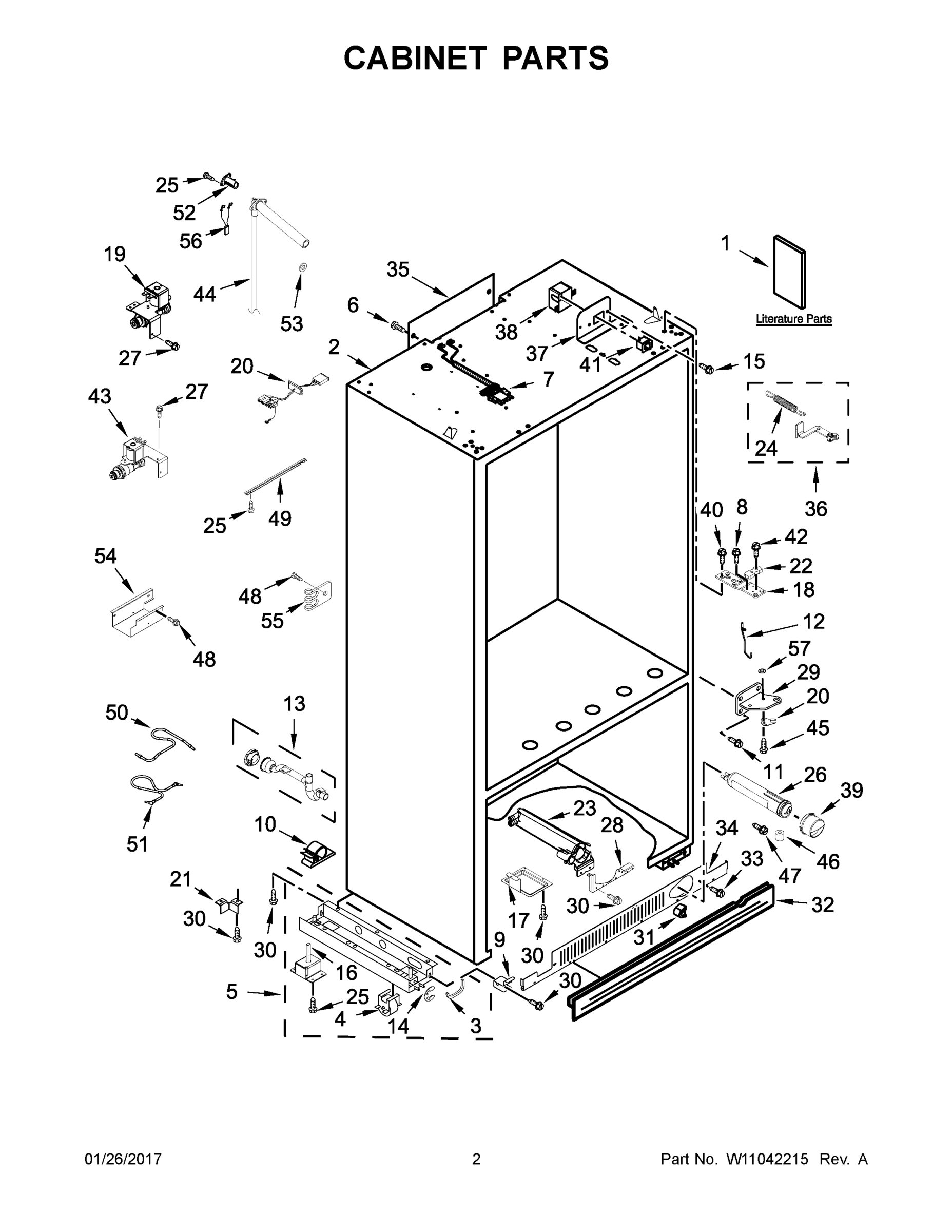 02 - CABINET PARTS