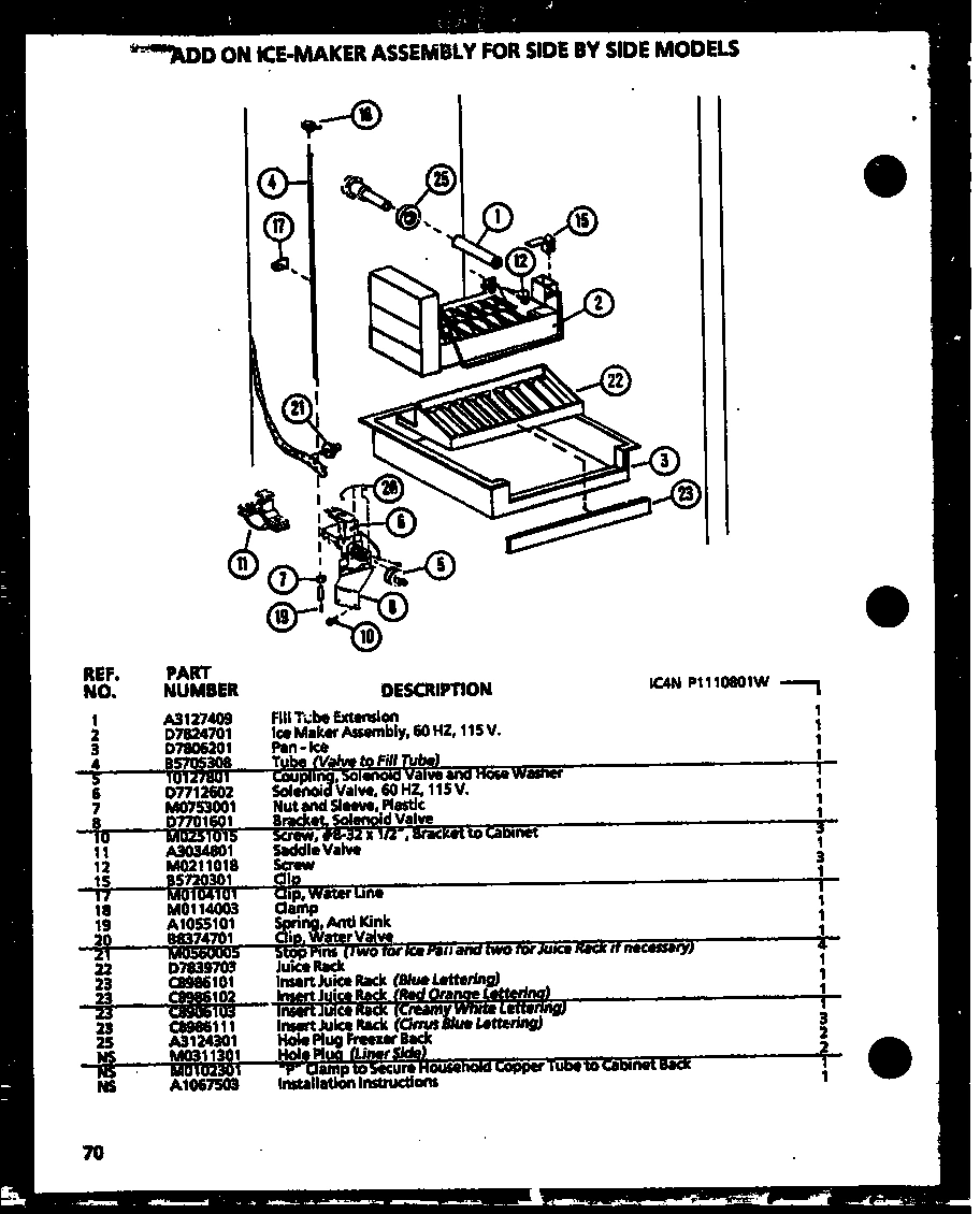 01 - ADD ON ICE-MAKER