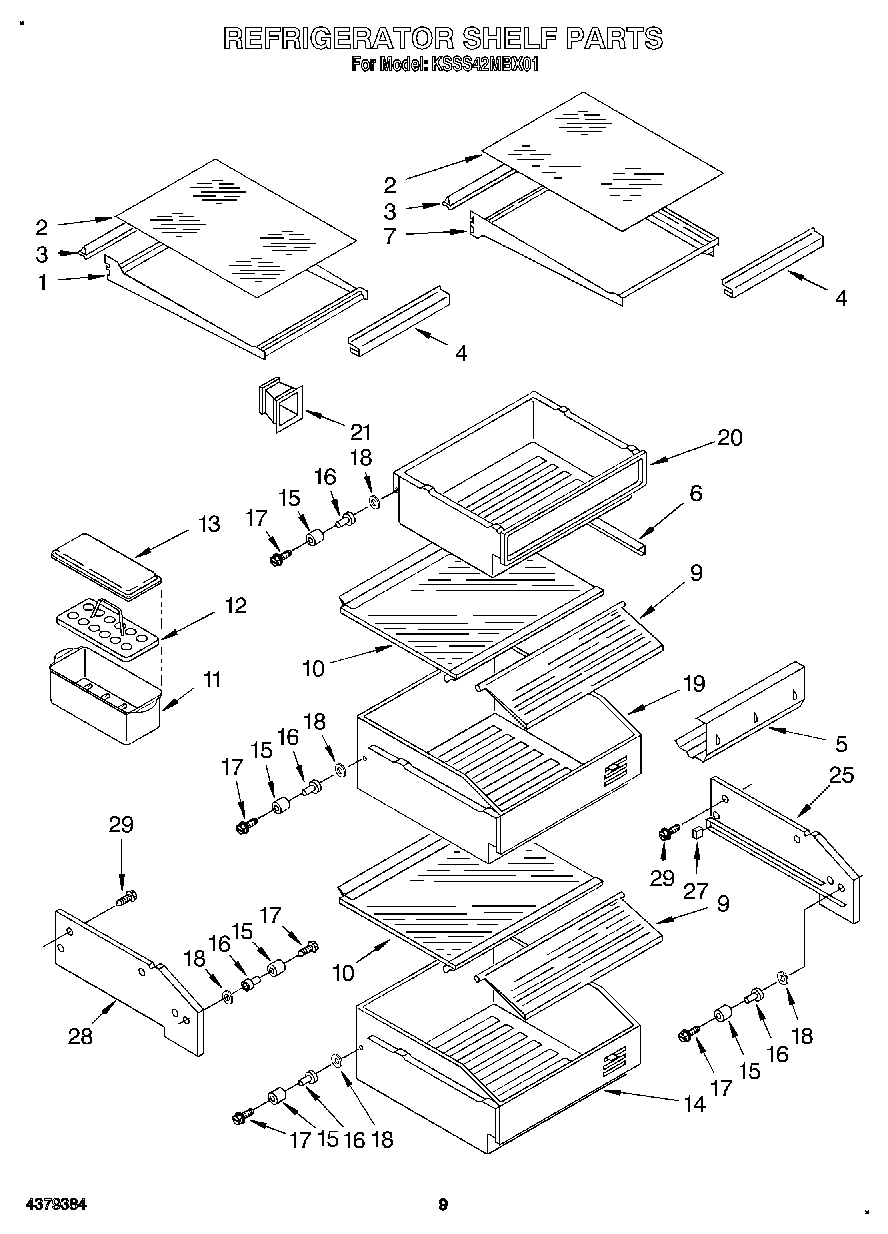 07 - REFRIGERATOR SHELF