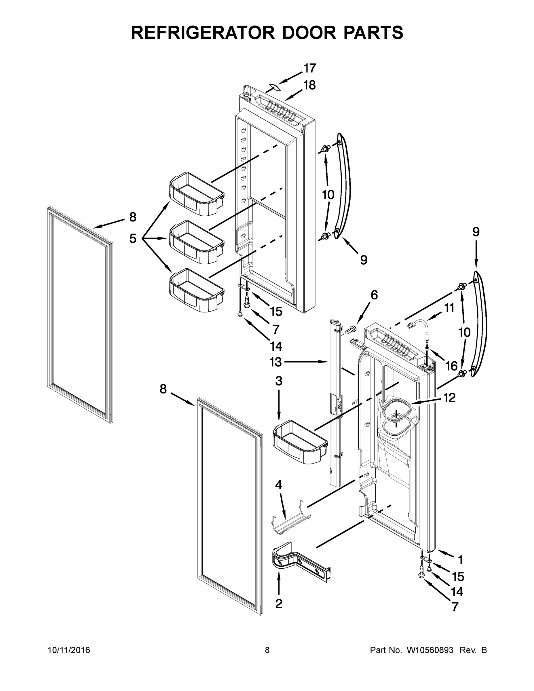 05 - REFRIGERATOR DOOR PARTS