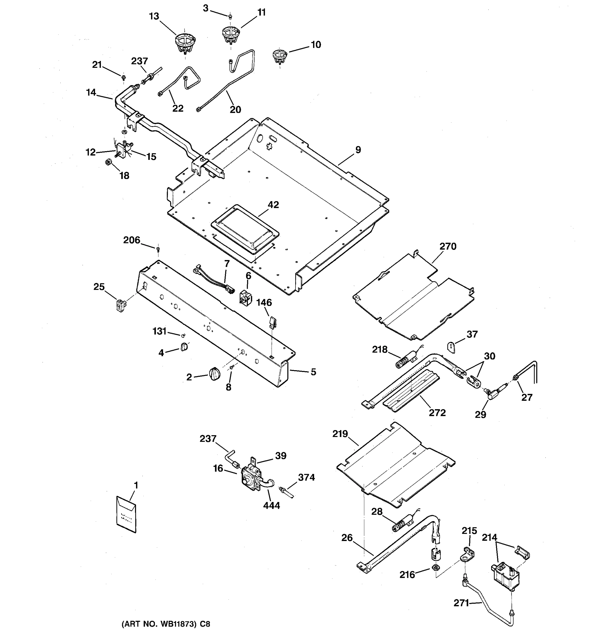 GAS & BURNER PARTS