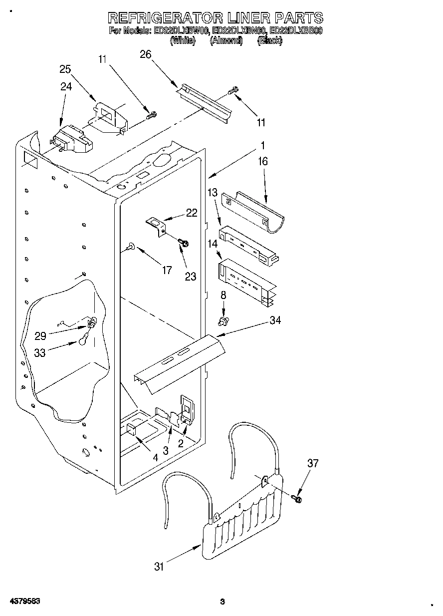 02 - REFRIGERATOR LINER