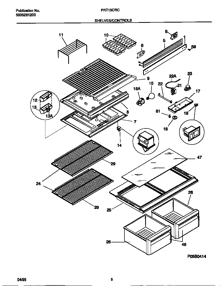 04 - SHELVES/CONTROLS
