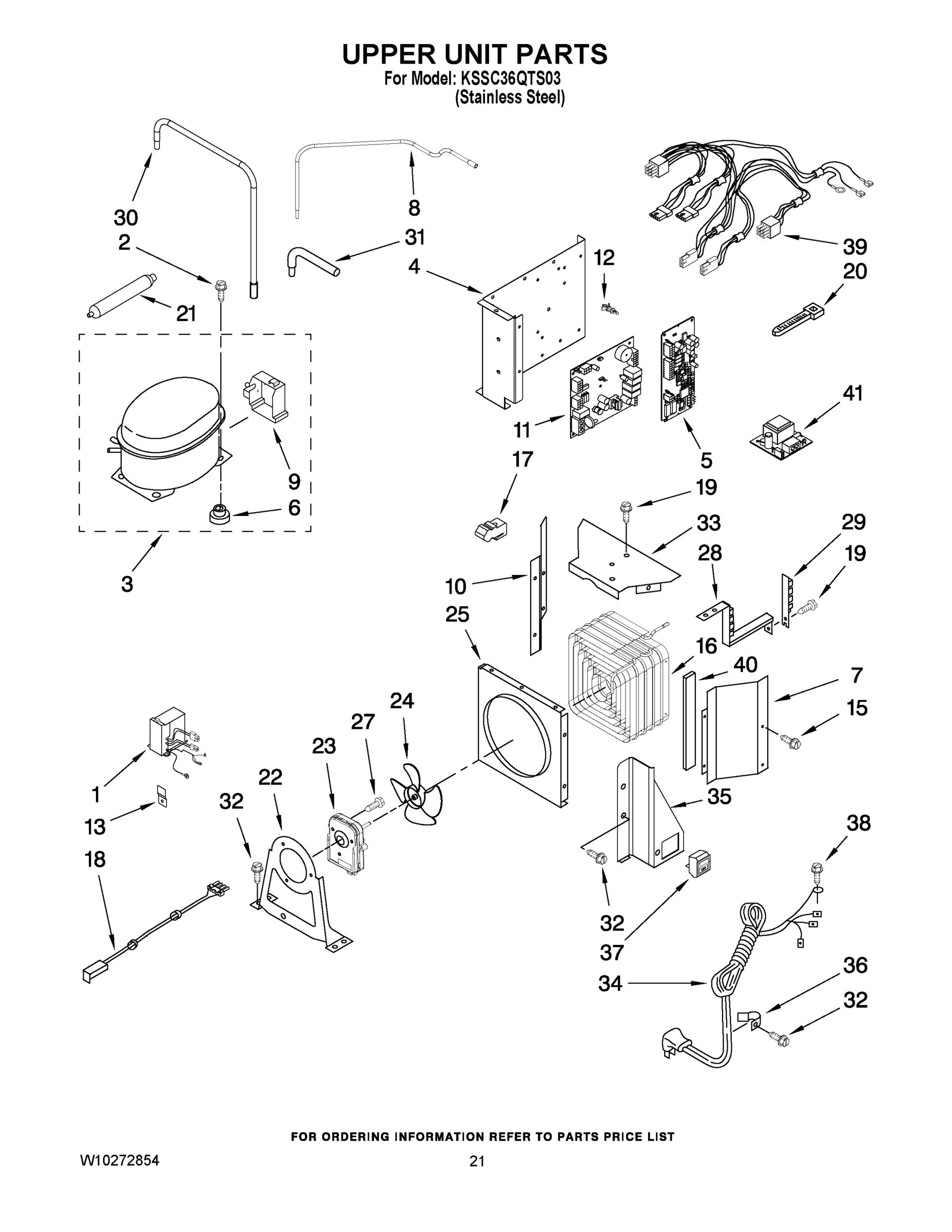 13 - UPPER UNIT PARTS