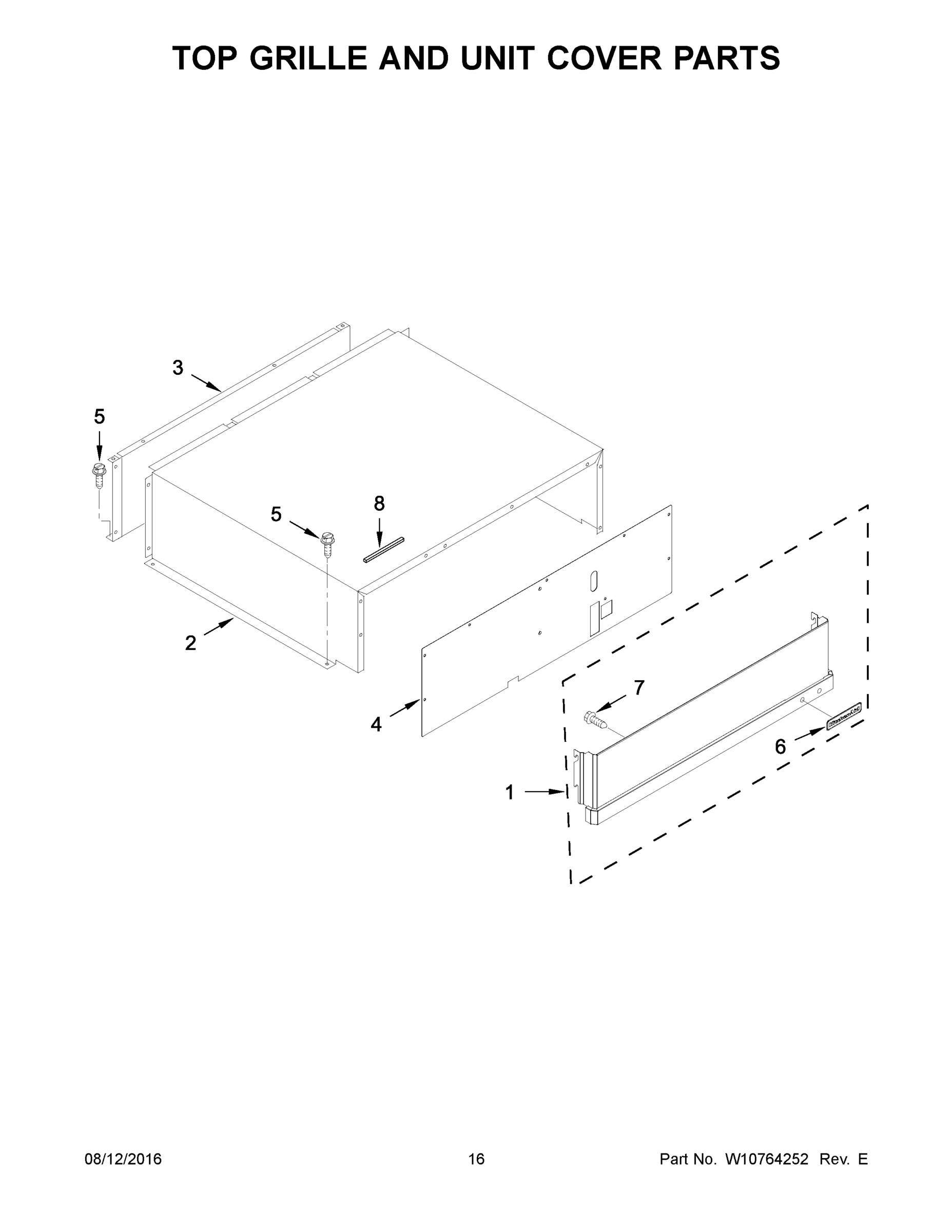 09 - TOP GRILLE AND UNIT COVER PARTS