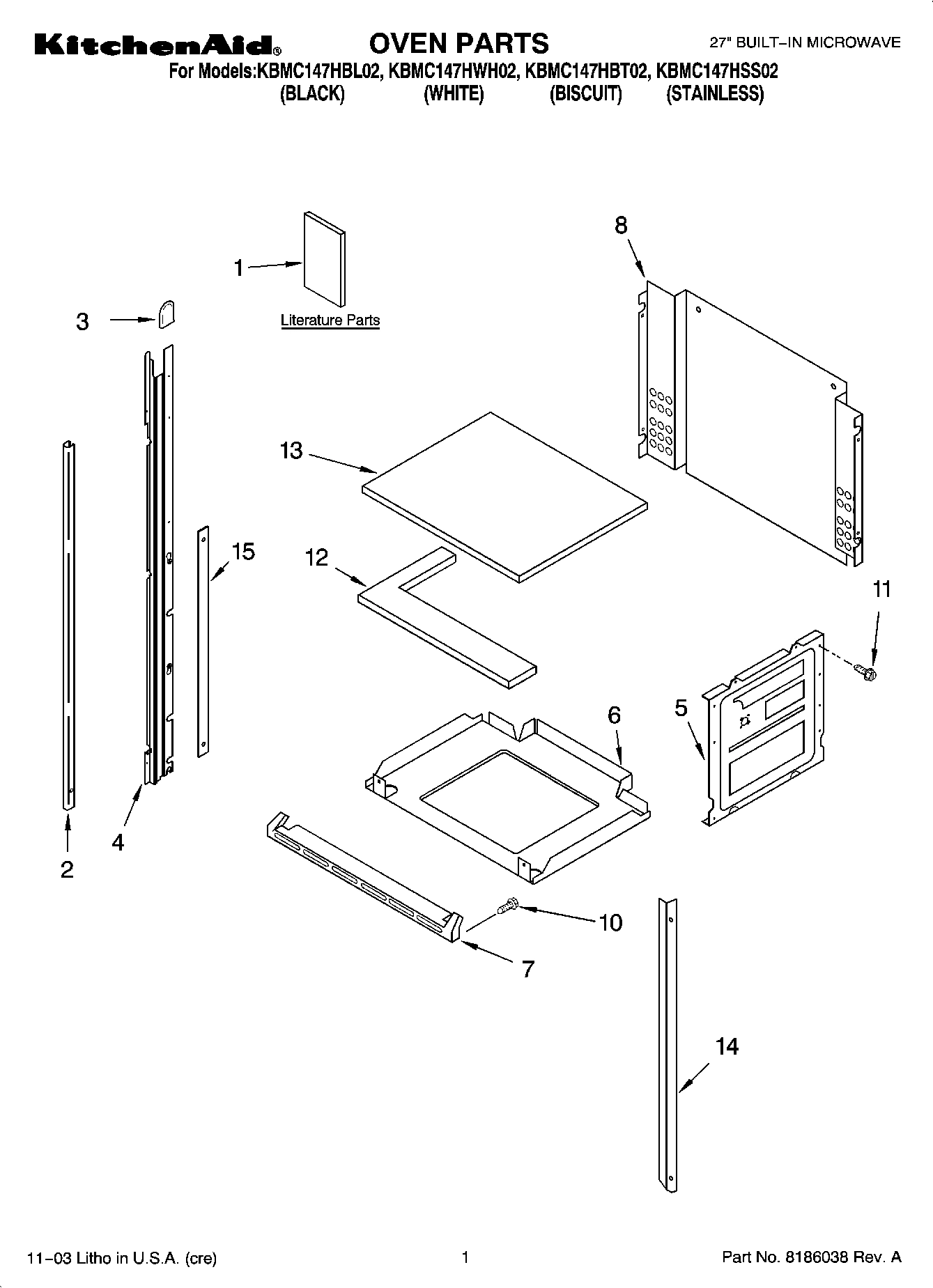 01 - OVEN PARTS
