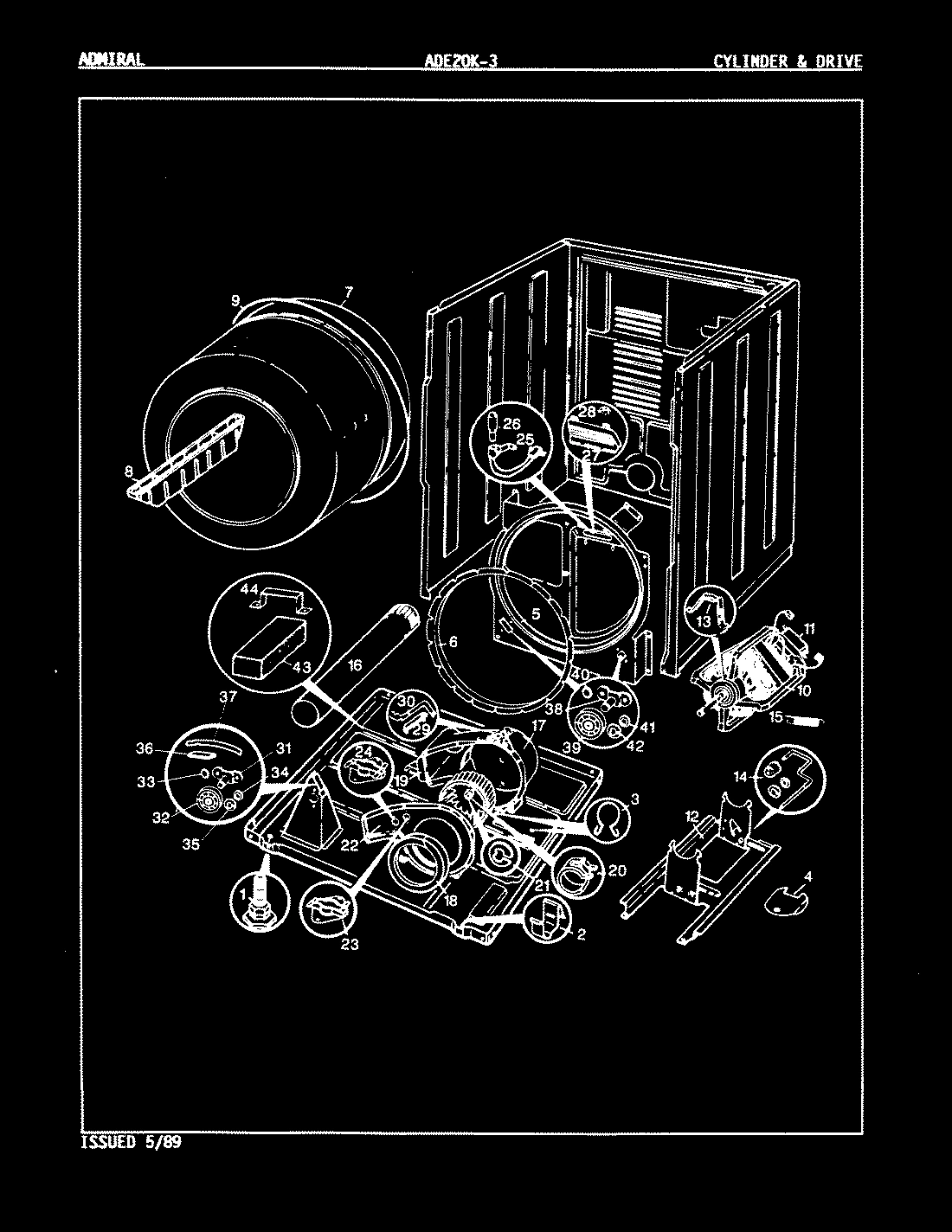 04 - CYLINDER & DRIVE (REV. E-G)