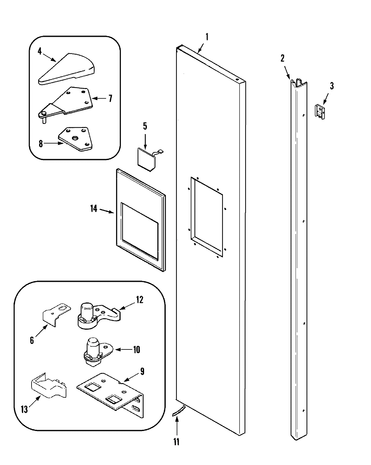 06 - FREEZER OUTER DOOR (MSD2732GRS)