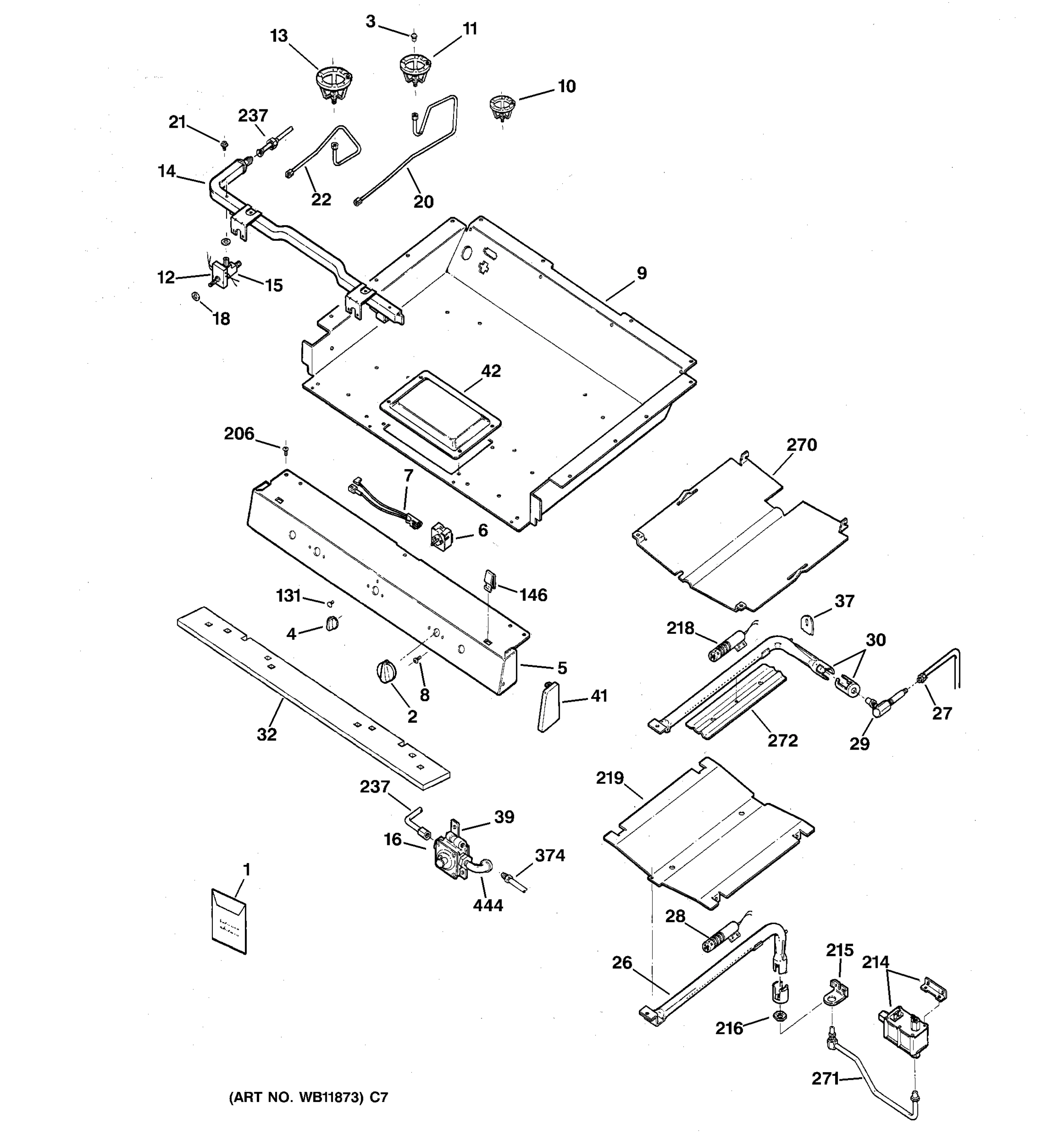 GAS & BURNER PARTS