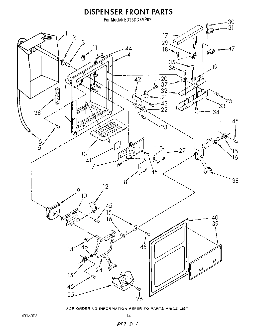 09 - DISPENSER FRONT