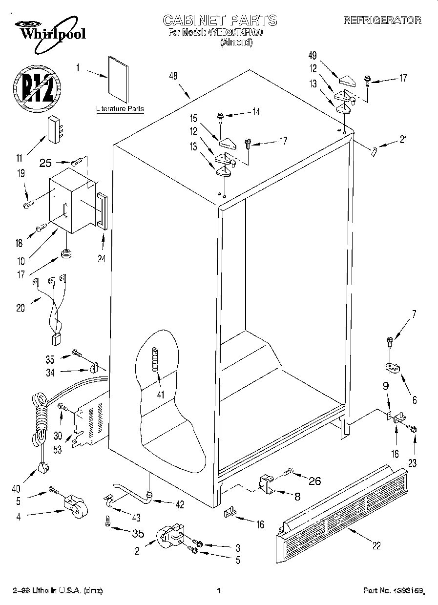 01 - CABINET, LITERATURE