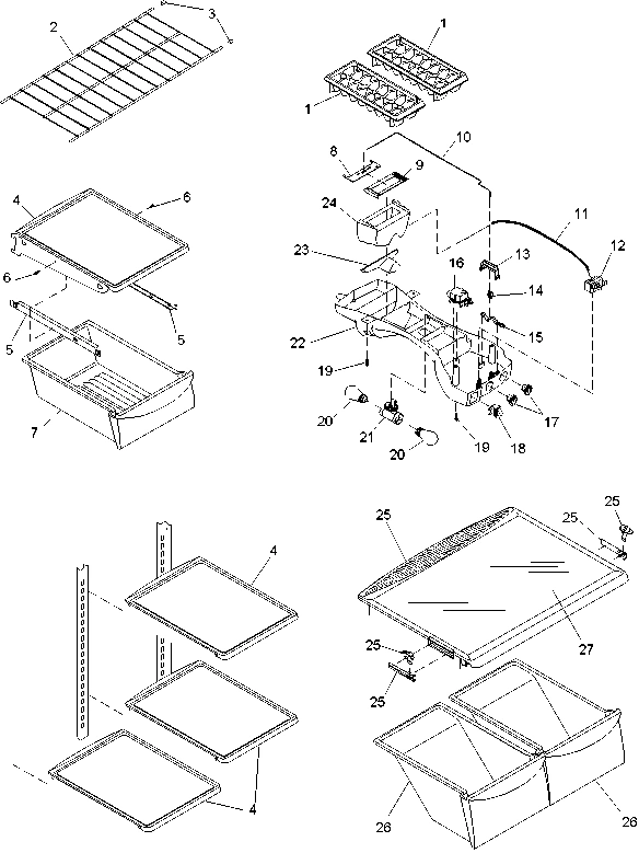 06 - REFRIG. SHELVING & LIGHT