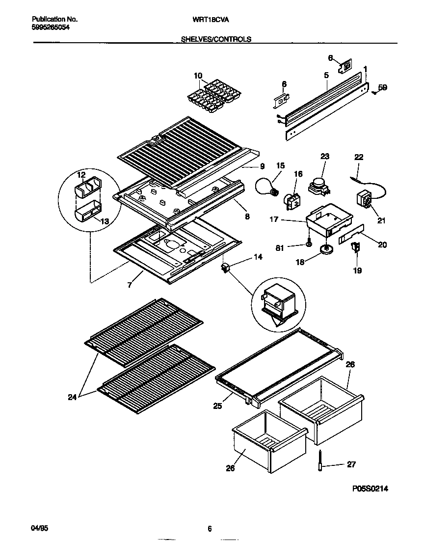 04 - SHELVES/CONTROLS