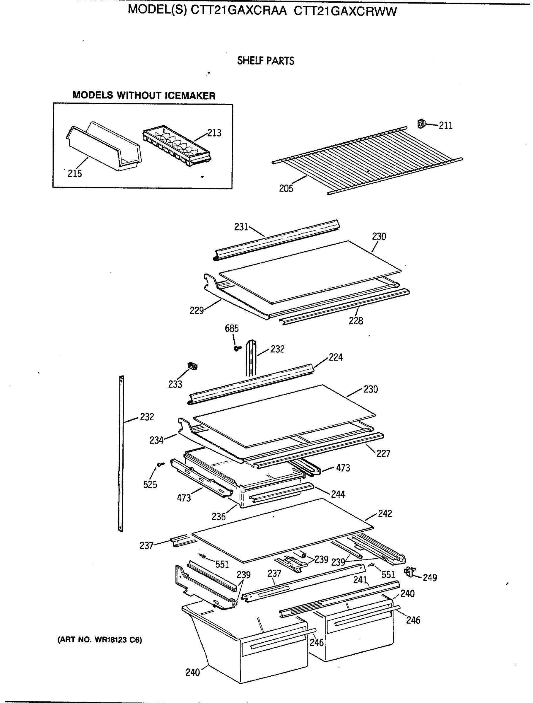 SHELF PARTS