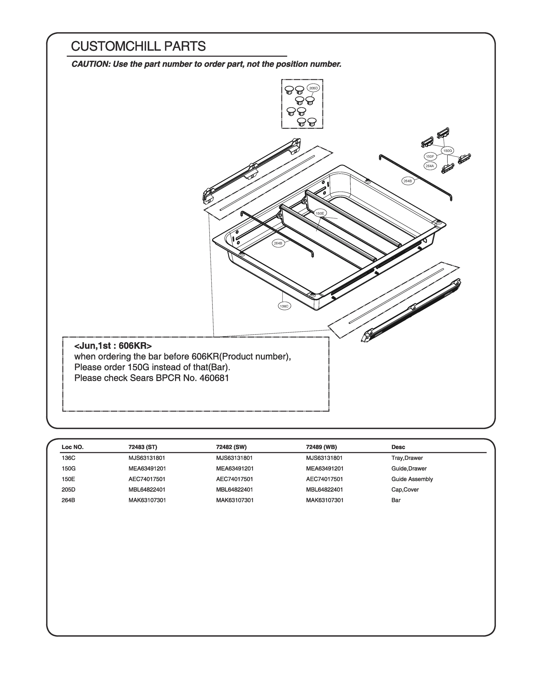 CUSTOMCHILL PARTS