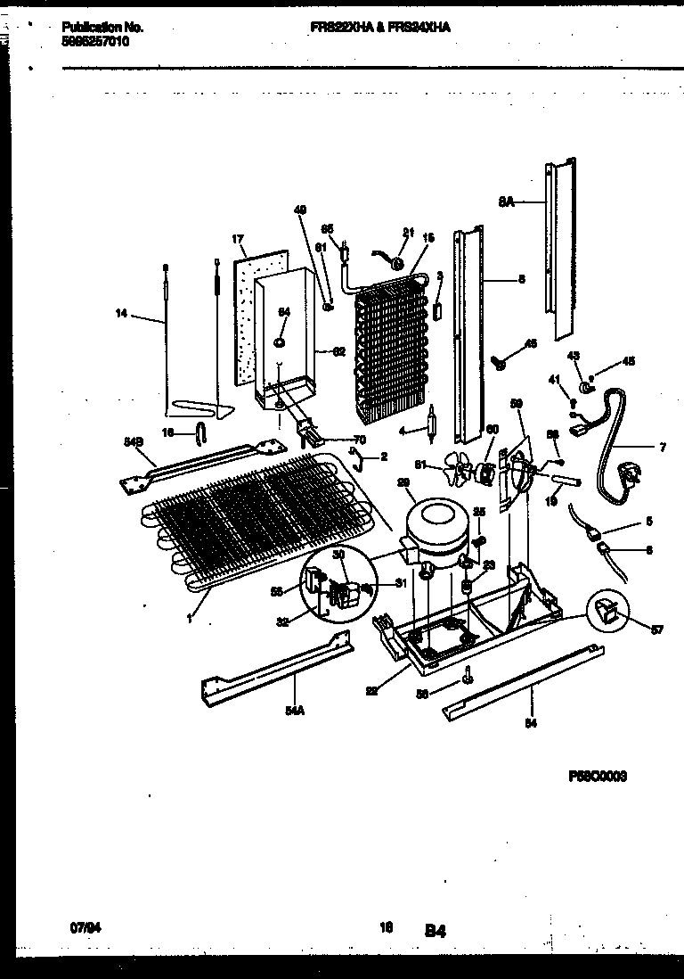 10 - SYSTEM AND AUTOMATIC DEFROST PARTS