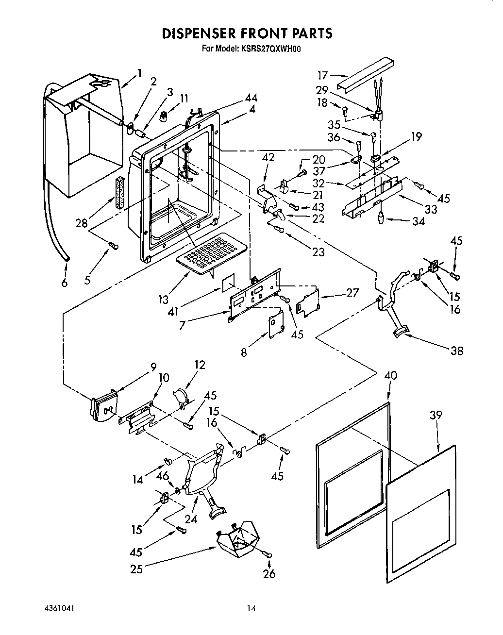 09 - DISPENSER FRONT