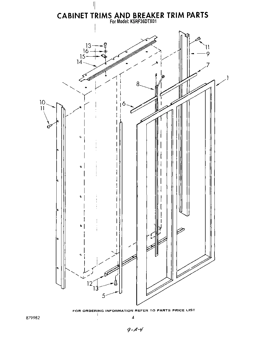 03 - CABINET TRIMS AND BREAKER TRIM