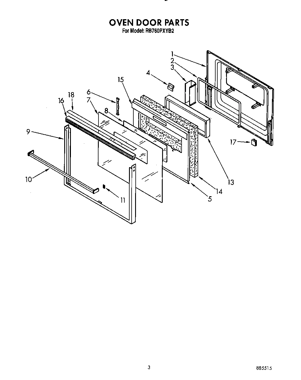 03 - OVEN DOOR