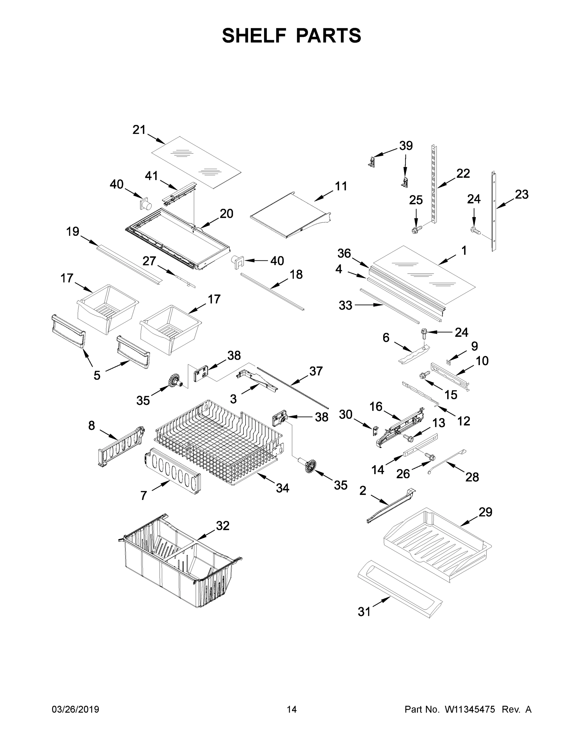 08 - SHELF PARTS