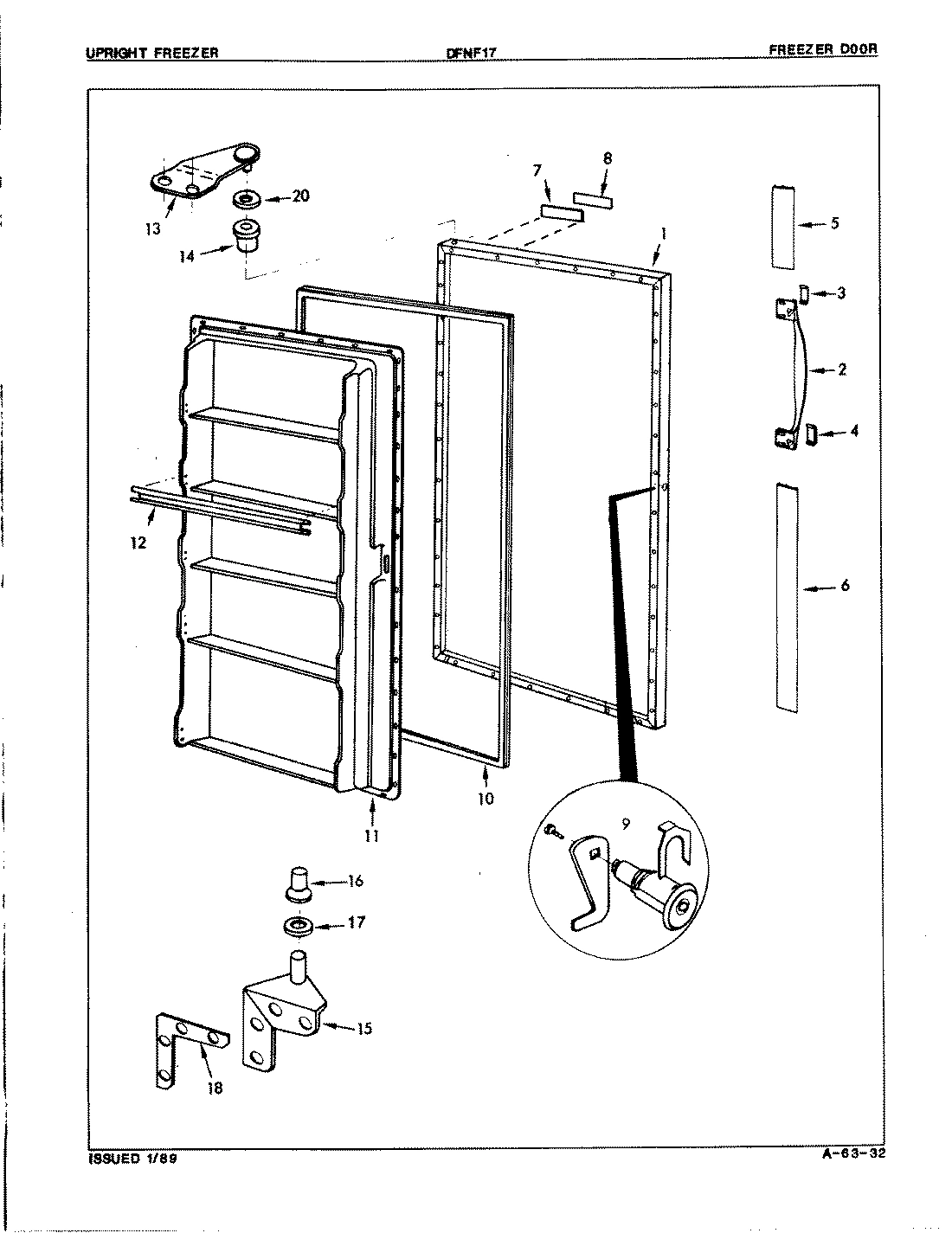 02 - FREEZER DOOR