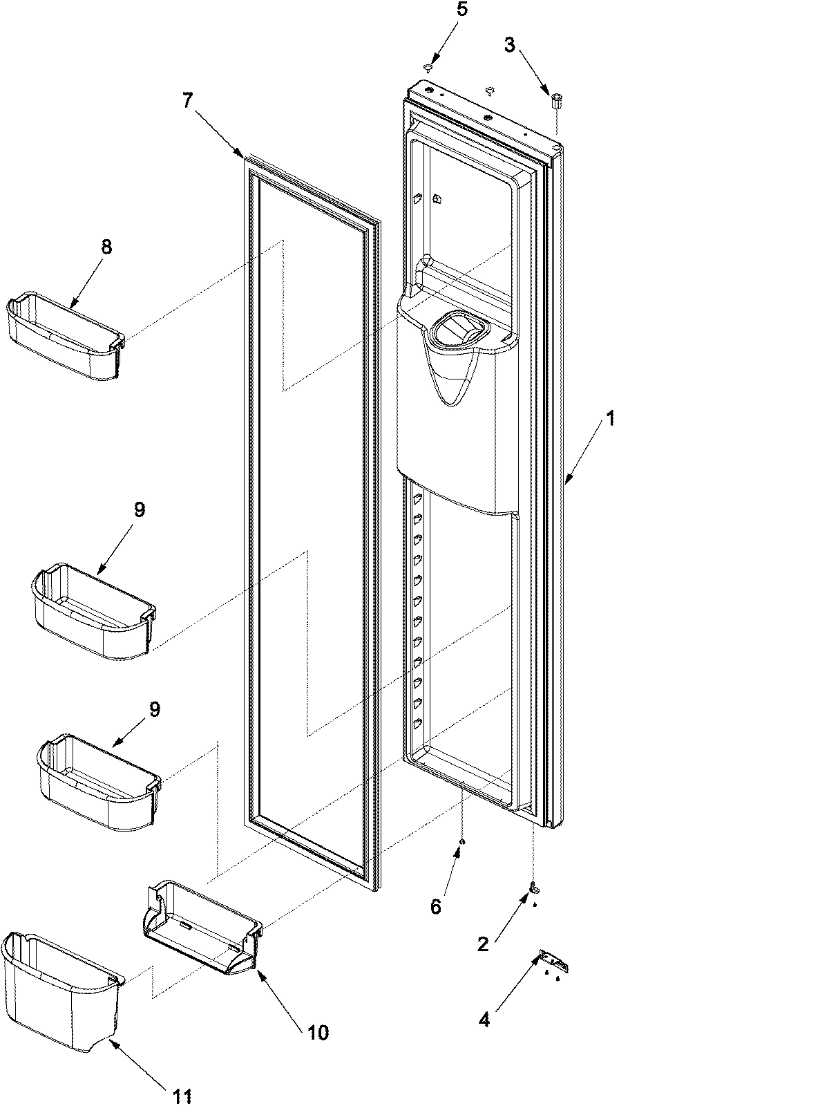 08 - FREEZER DOOR